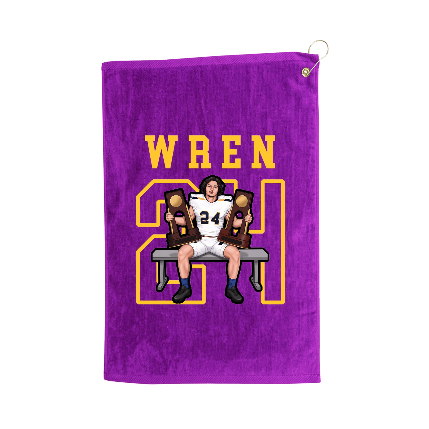 Golf Towel — Shirsey in Purple
