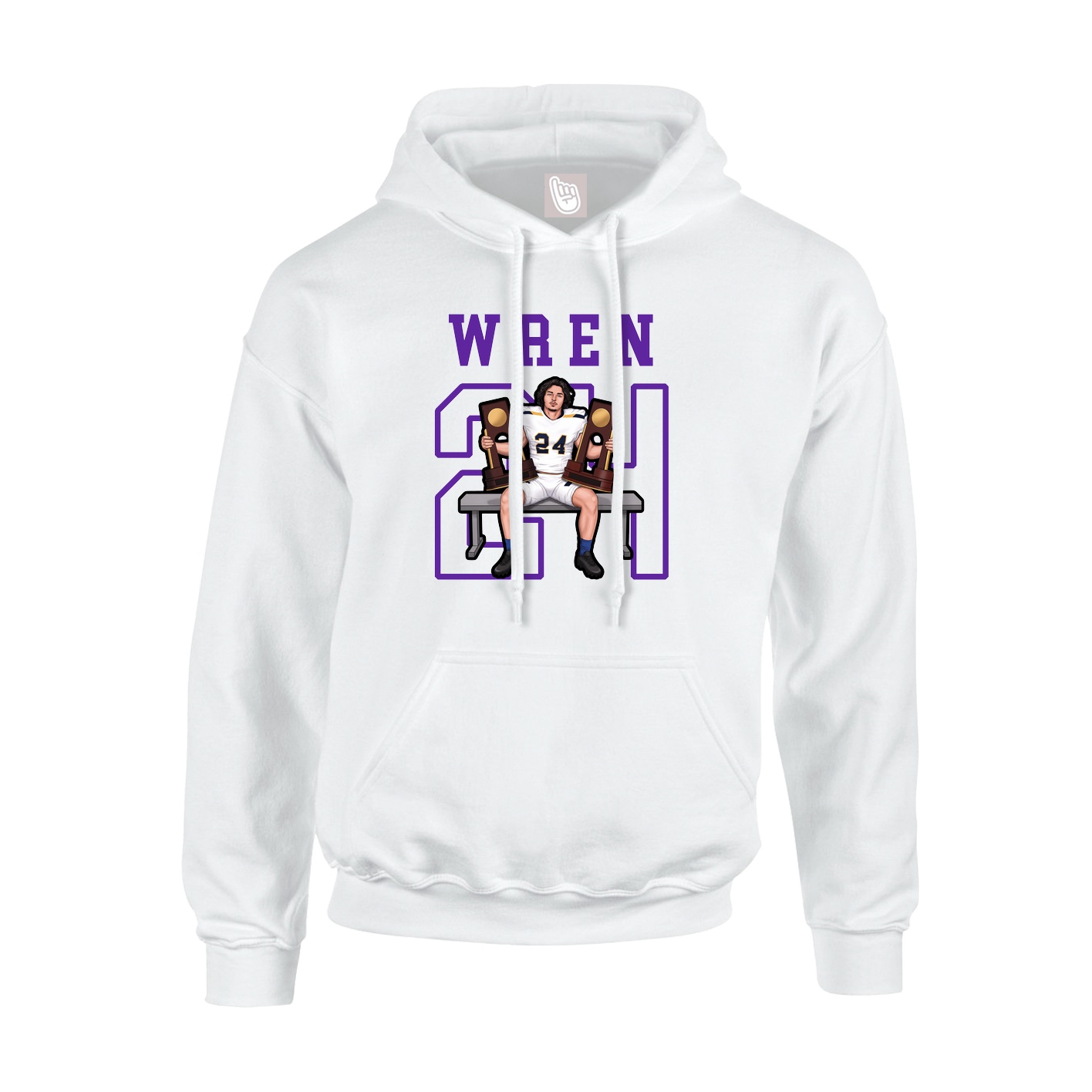 Youth Hoodie — Shirsey in White