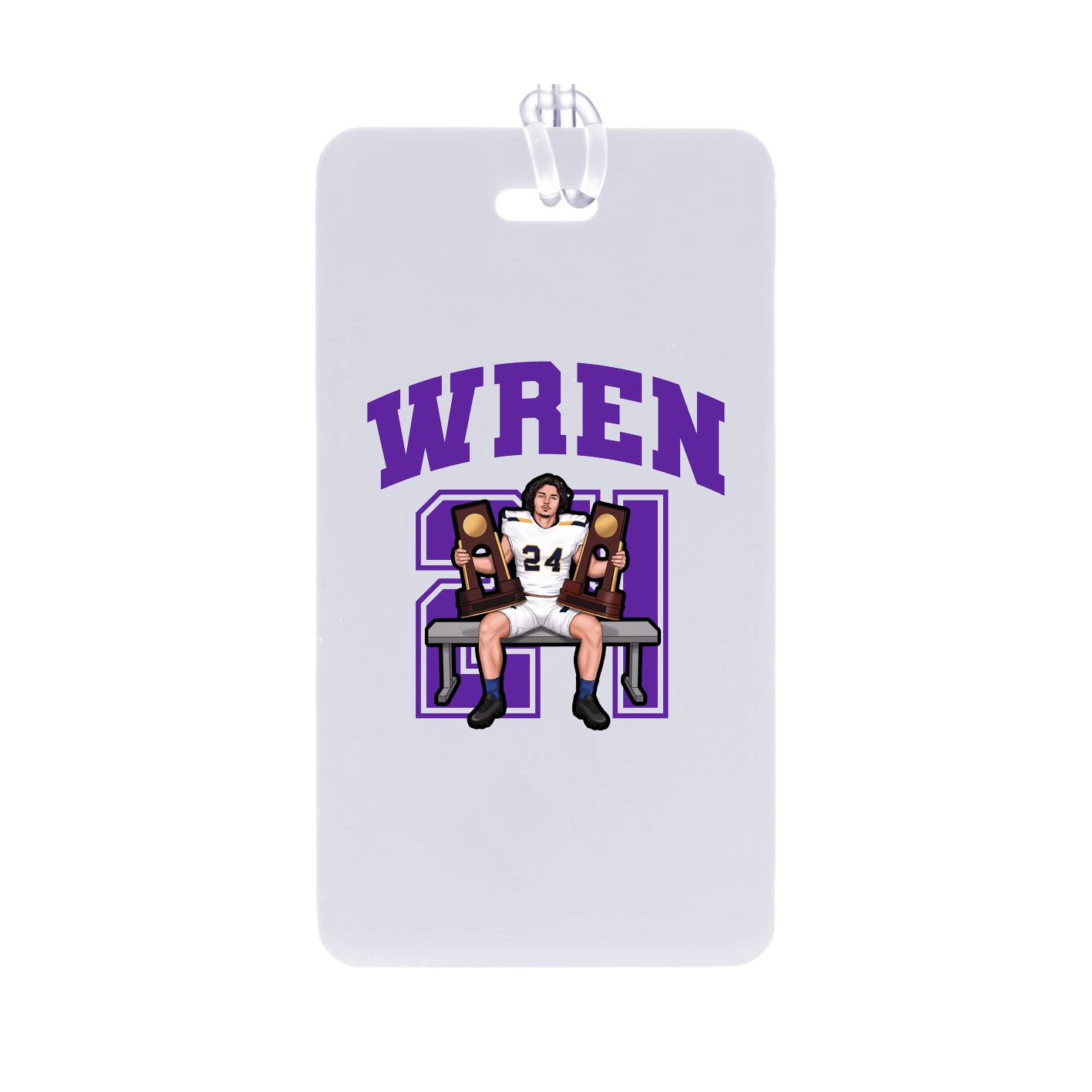 Bag Tag — Number in Classic