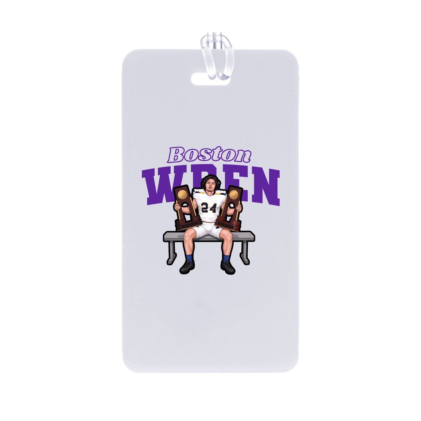 Bag Tag — Name Arch in Classic