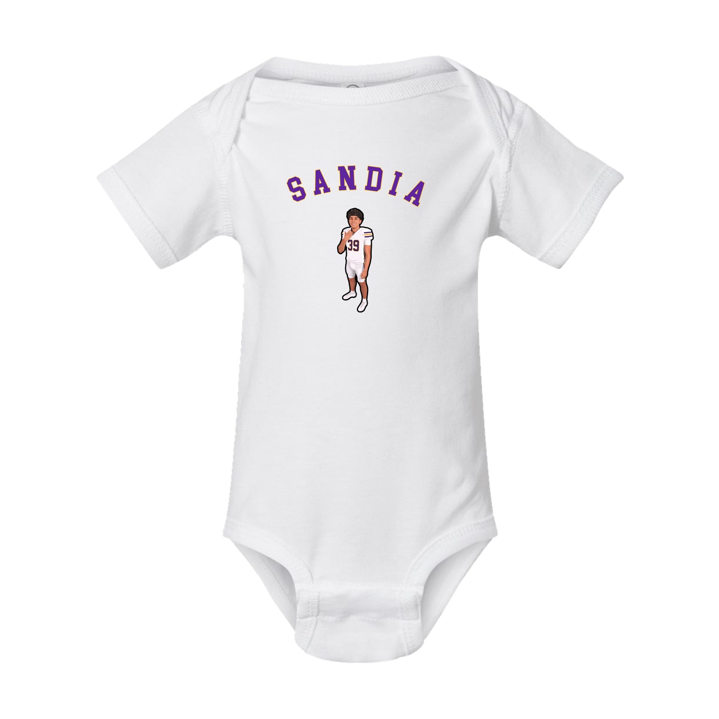 Baby Onesie — Shirsey Arch in White