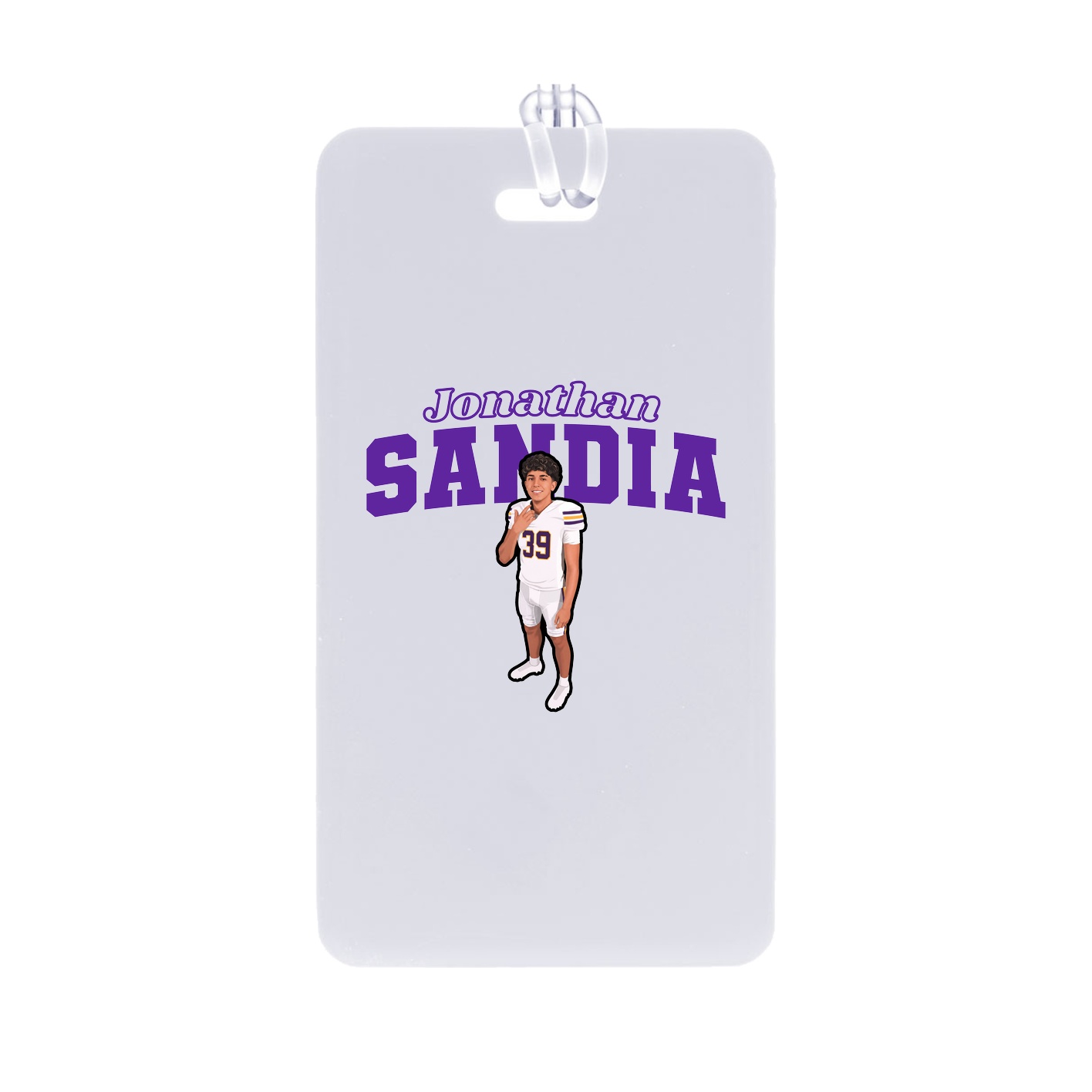 Bag Tag — Name Arch in Classic