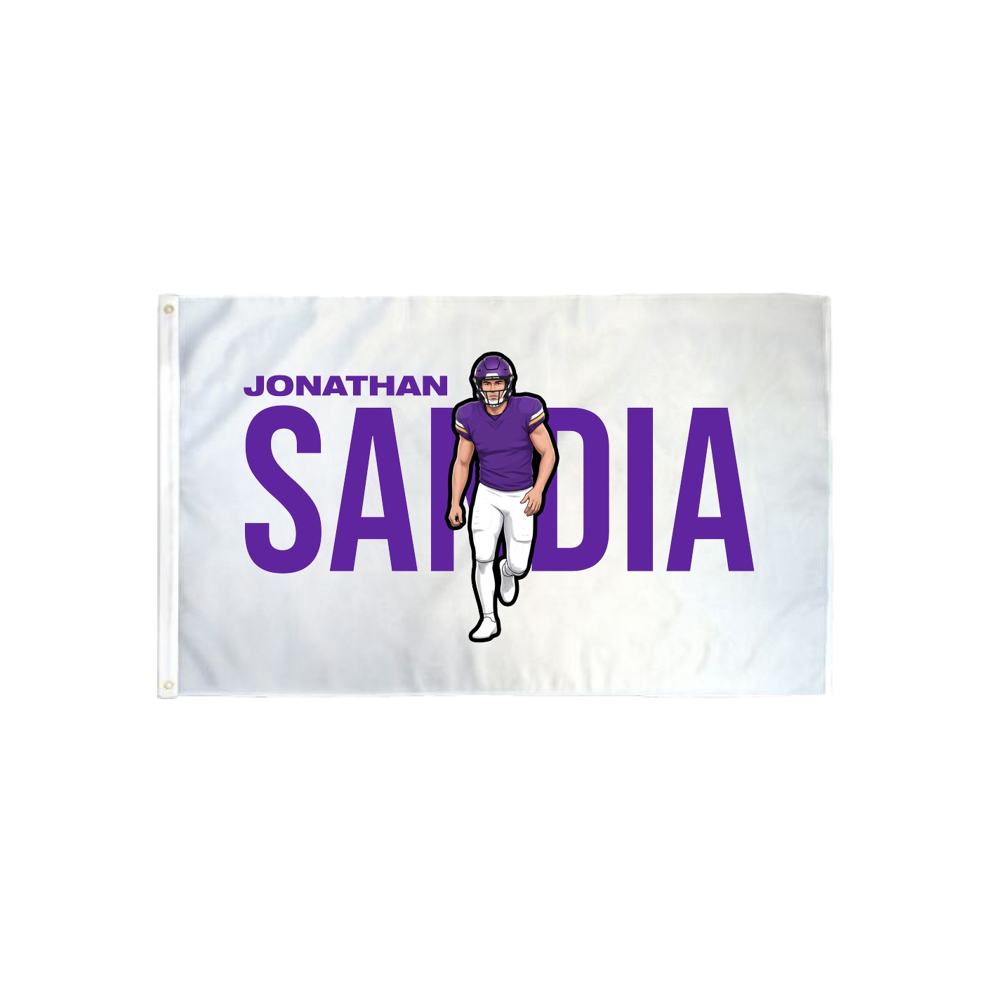 3x5 Flag — Player Name in Classic