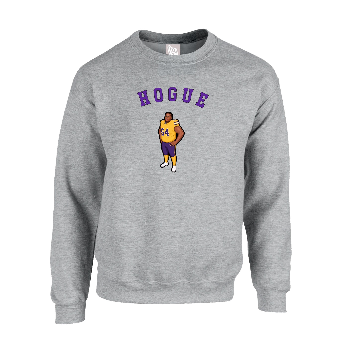 Fleece Crew — Shirsey Arch in Grey