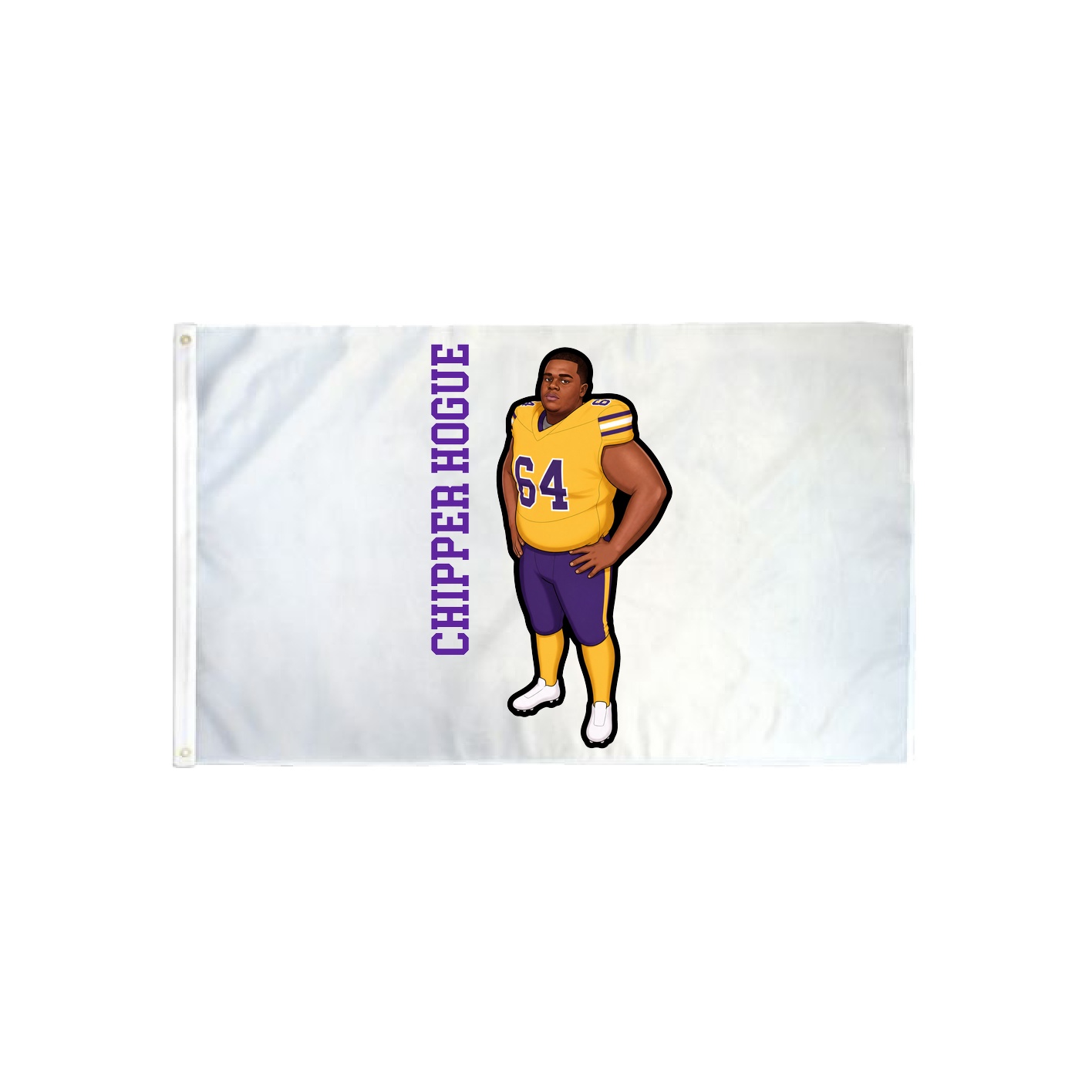 3x5 Flag — Name Vertical in Classic