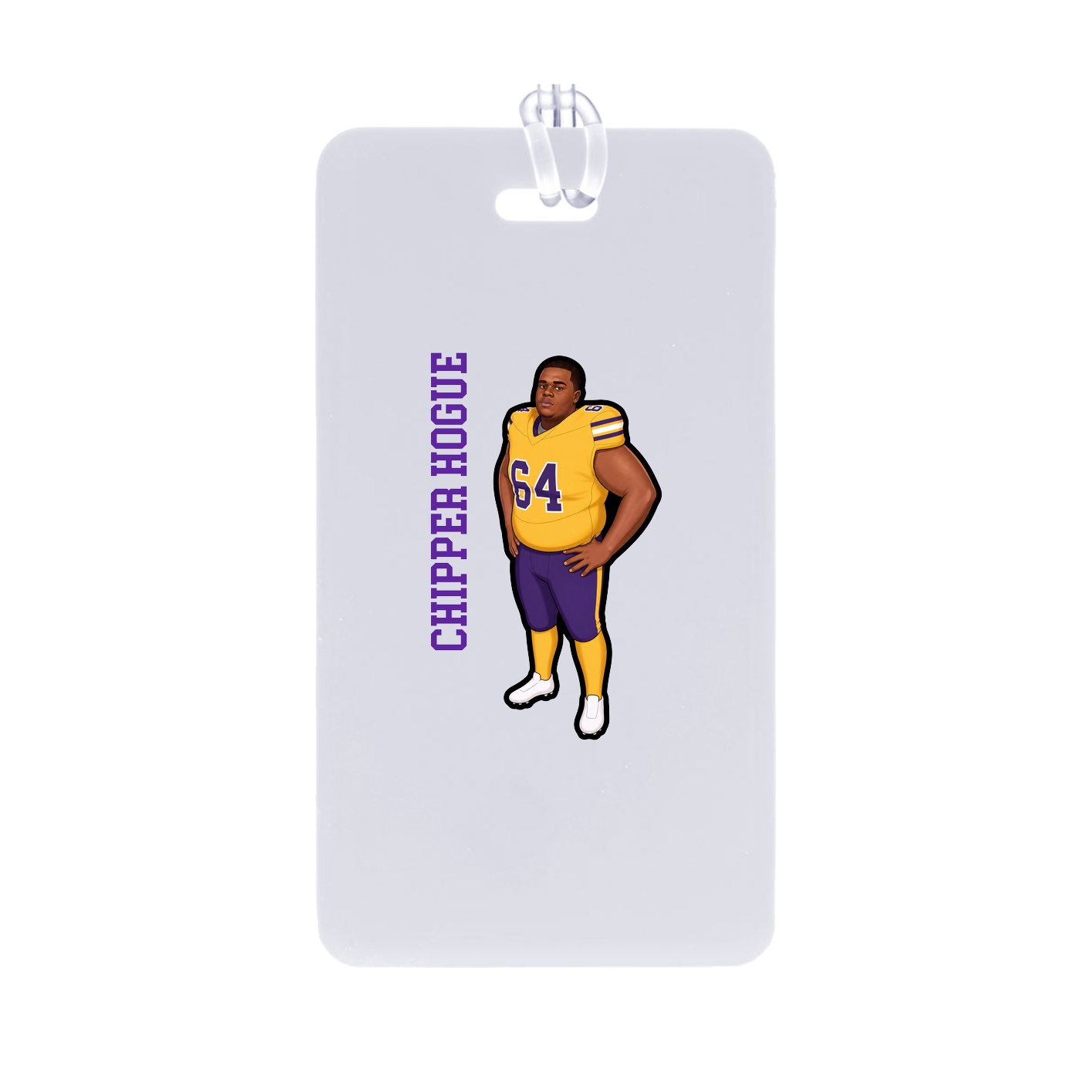 Bag Tag — Name Vertical in Classic