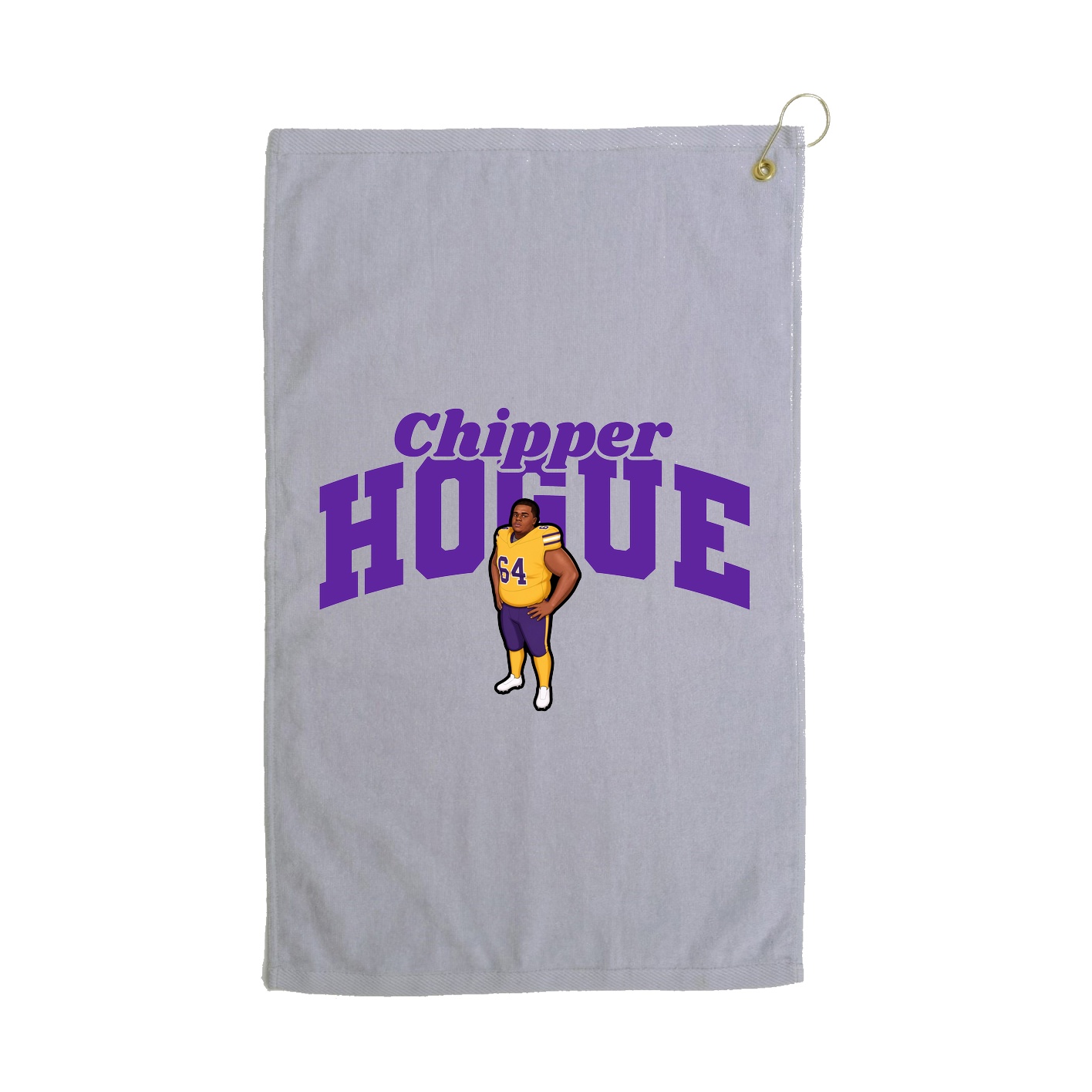 Golf Towel — Signature Arch in Grey