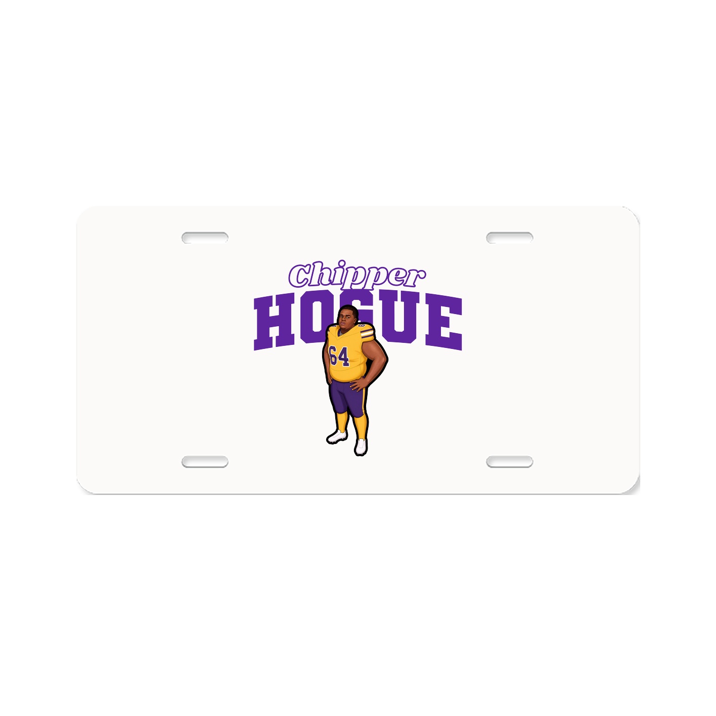 License Plate — Name Arch in Classic