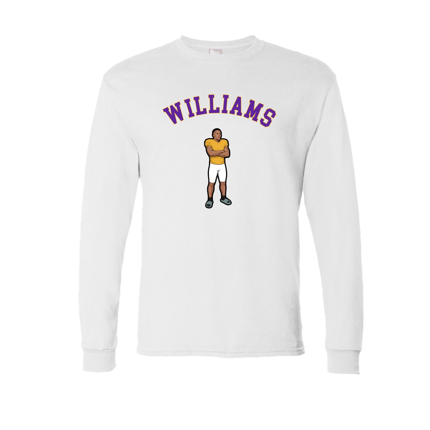Long Sleeve Tee — Shirsey Arch in White