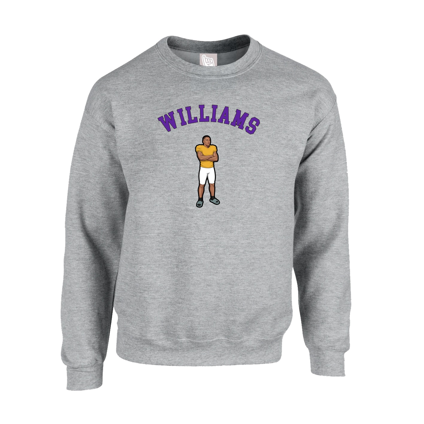 Fleece Crew — Shirsey Arch in Grey