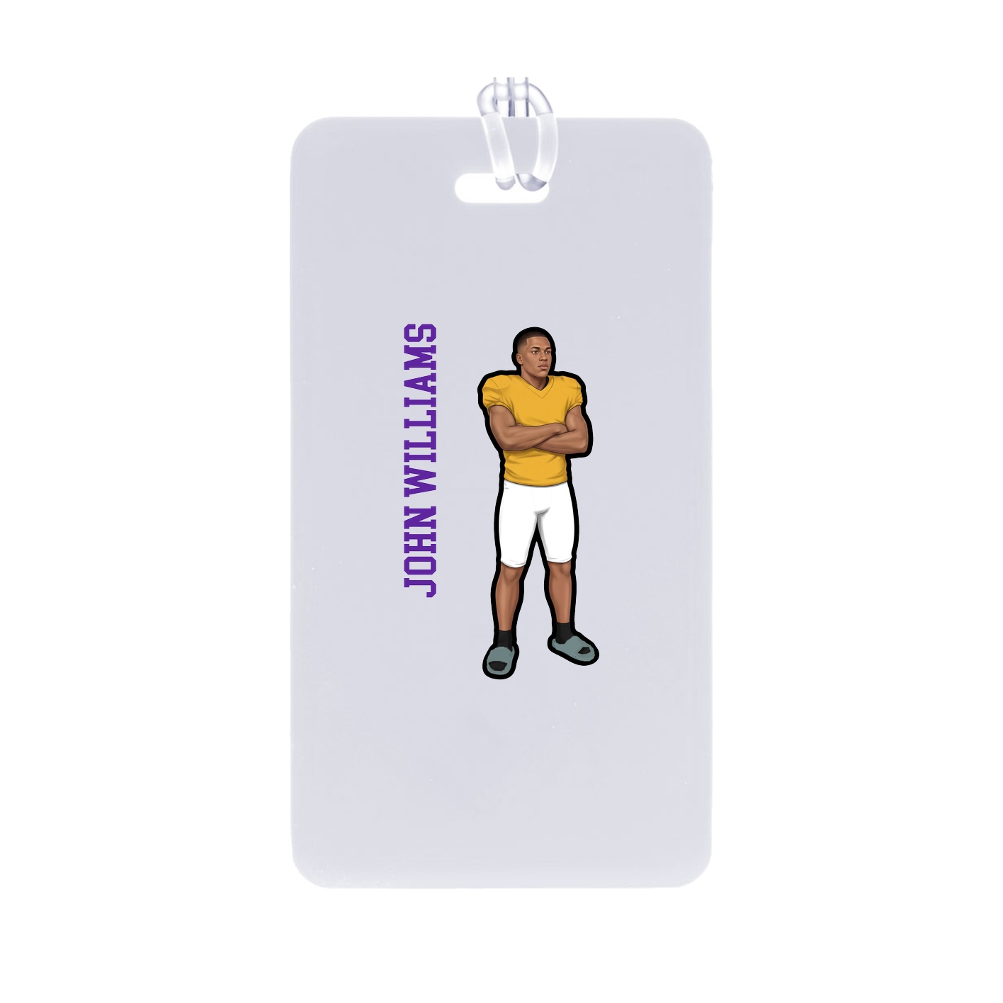 Bag Tag — Name Vertical in Classic