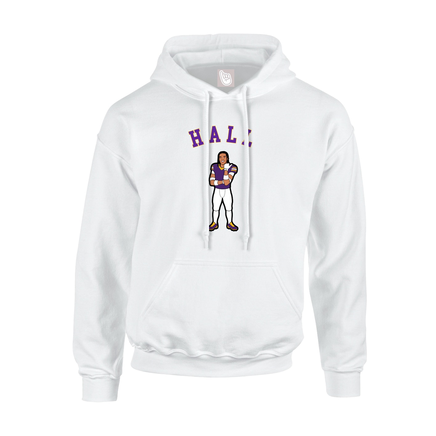 Hoodie — Shirsey Arch in White