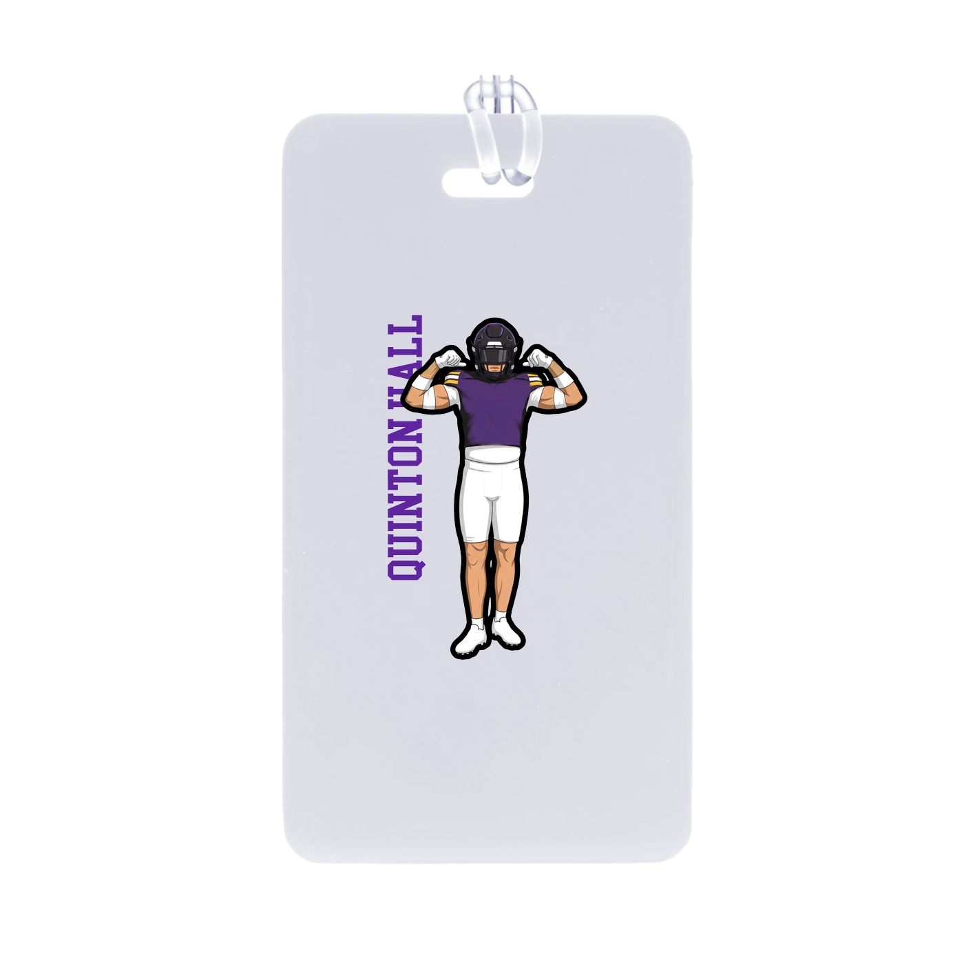 Bag Tag — Name Vertical in Classic