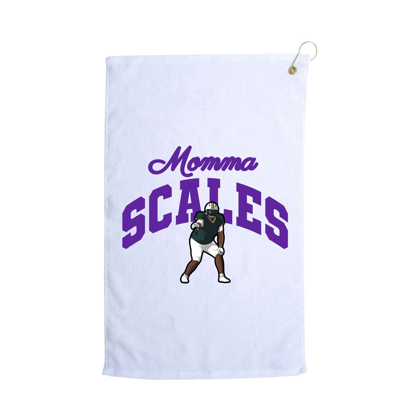 Golf Towel — Mothers Day Arch in White