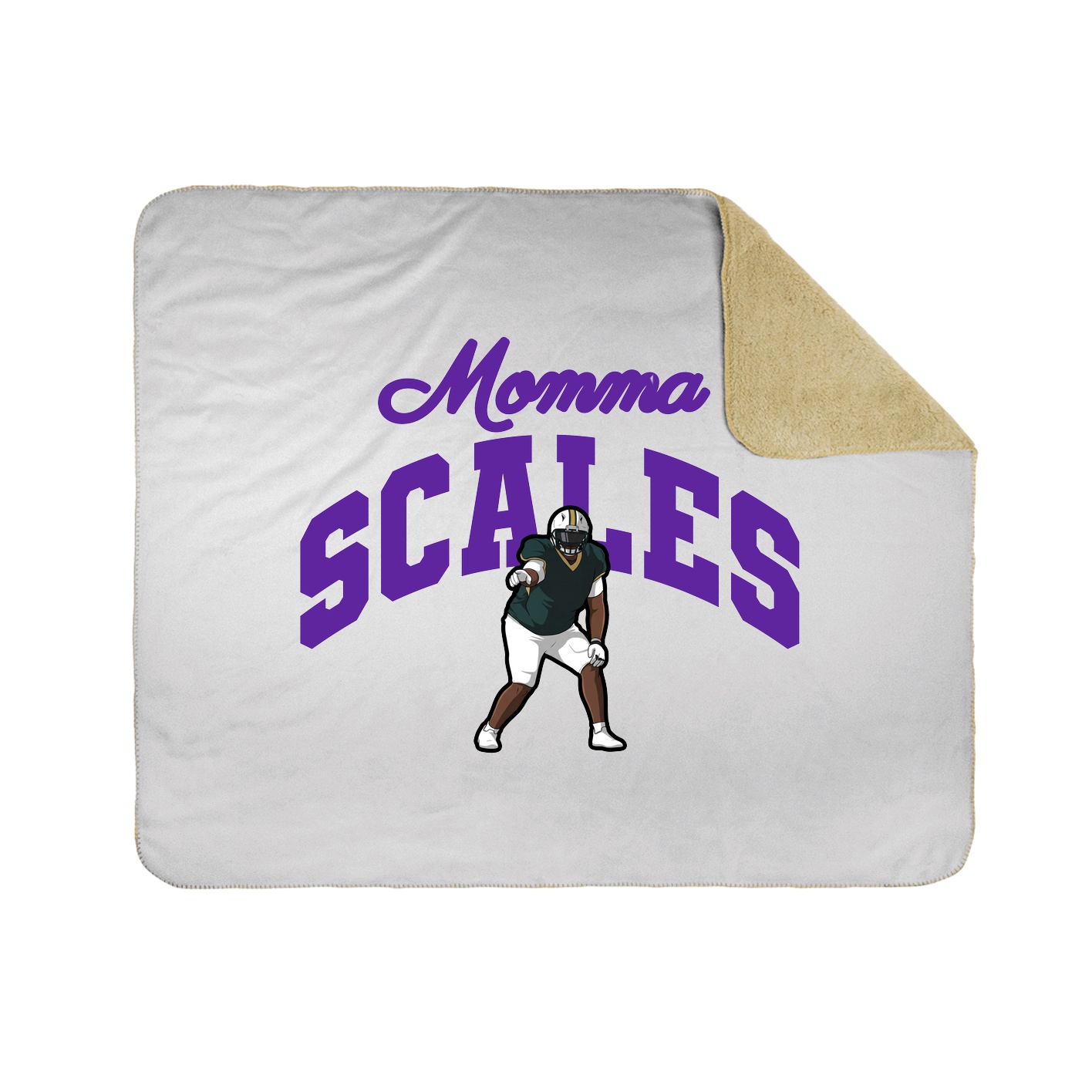 Throw Blanket — Mothers Day Arch in White
