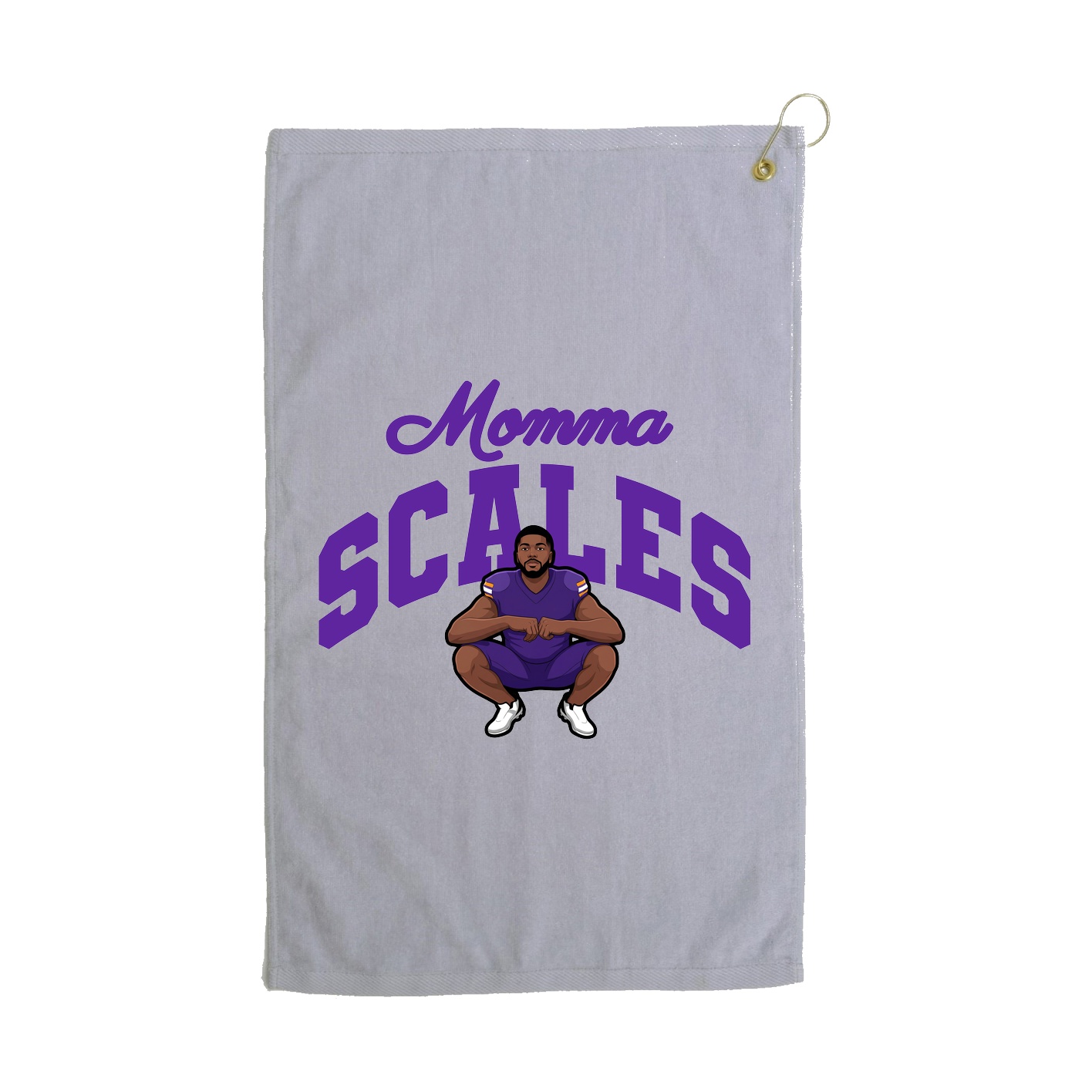 Golf Towel — Mothers Day Arch in Grey