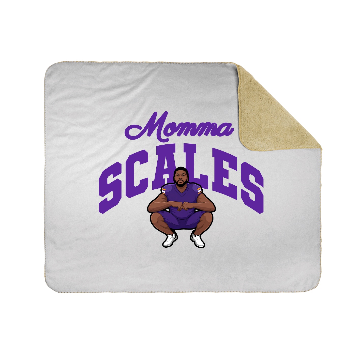 Throw Blanket — Mothers Day Arch in White