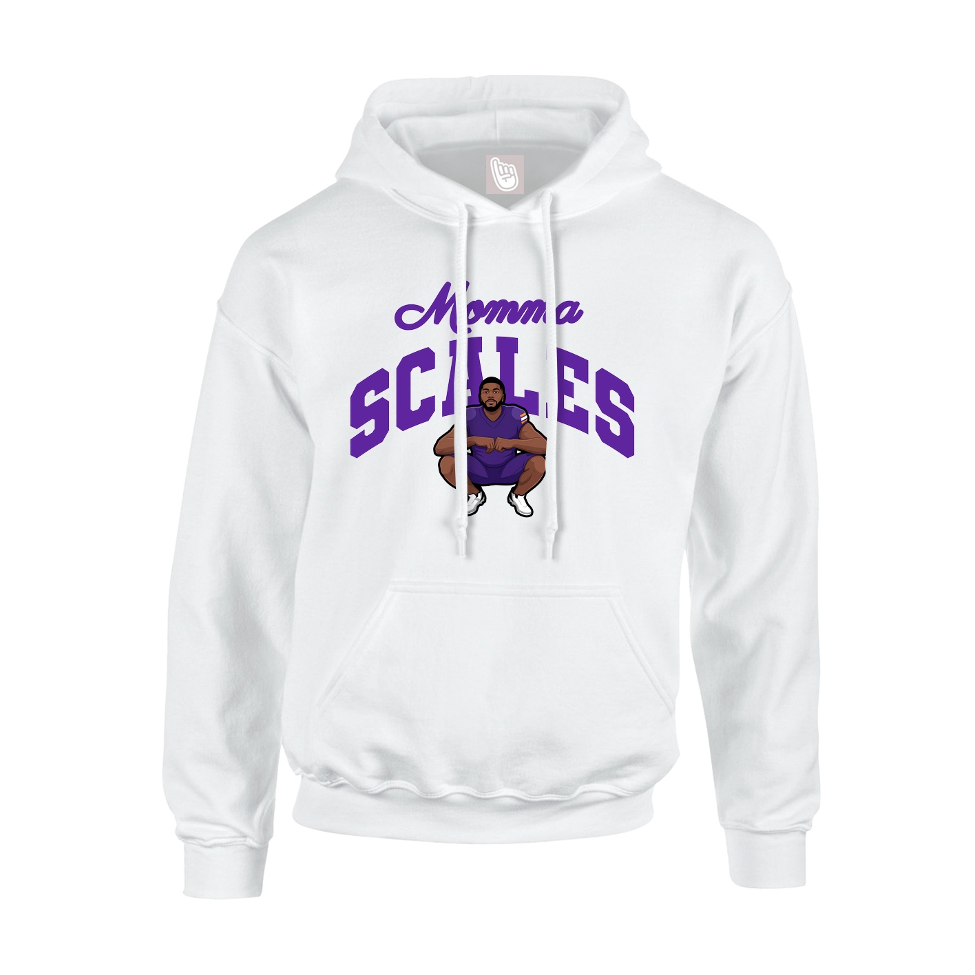 Hoodie — Mothers Day Arch in White