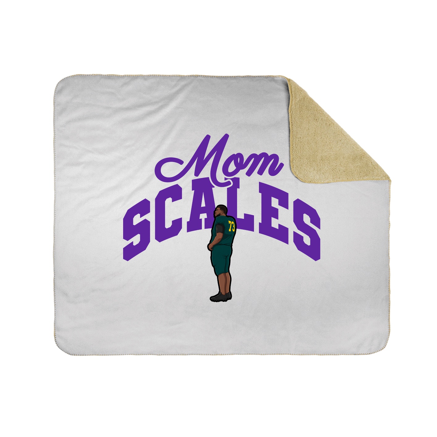 Throw Blanket — Mothers Day Arch in White