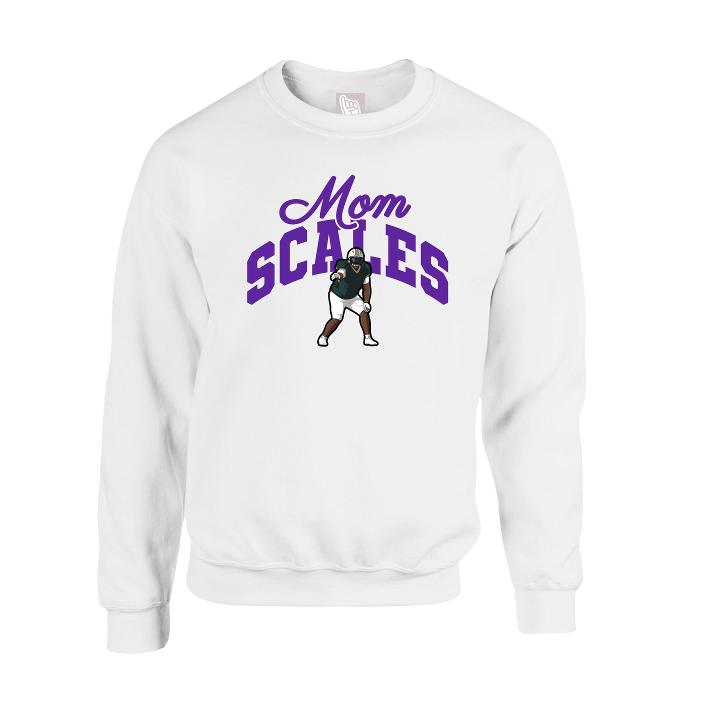 Fleece Crew — Mothers Day Arch in White