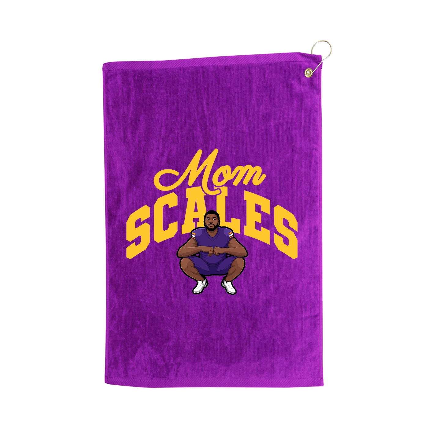 Golf Towel — Mothers Day Arch in Purple