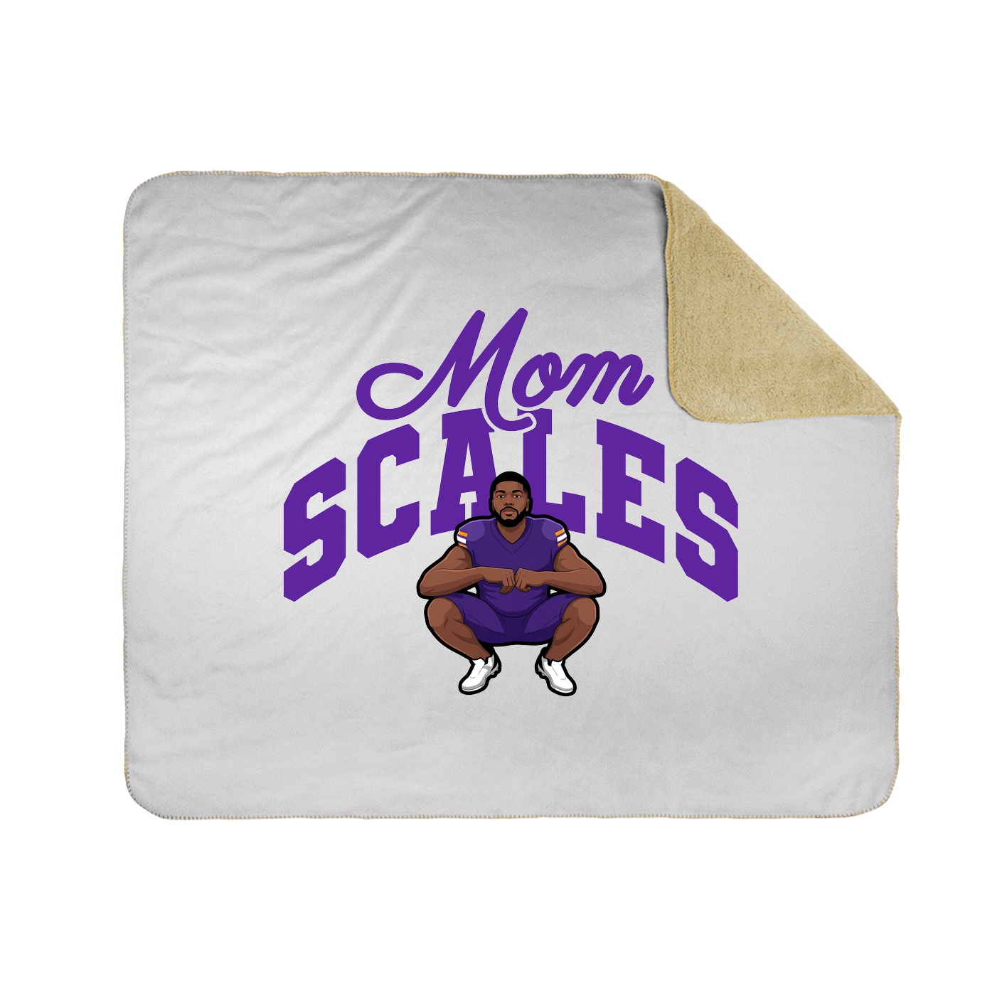 Throw Blanket — Mothers Day Arch in White