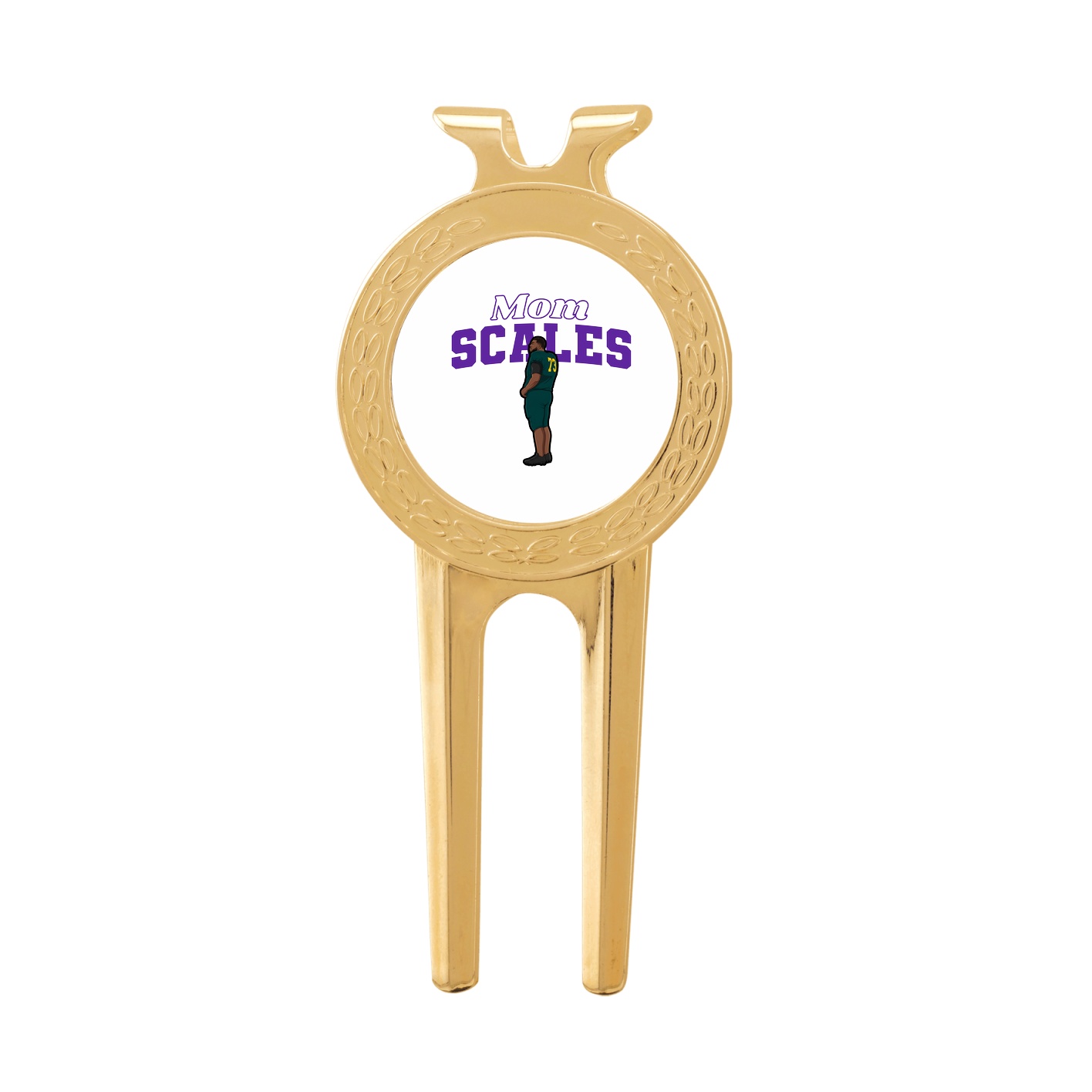 Divot Tool with Ball Marker — Mothers Day Block in Classic
