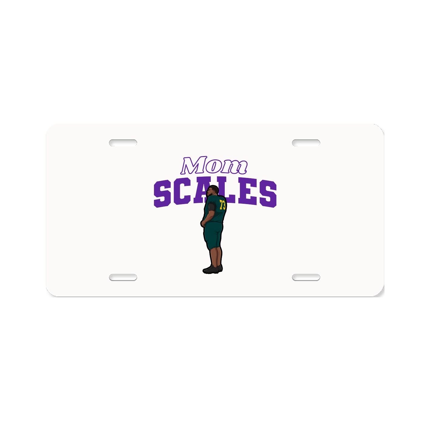 License Plate — Mothers Day Block in Classic