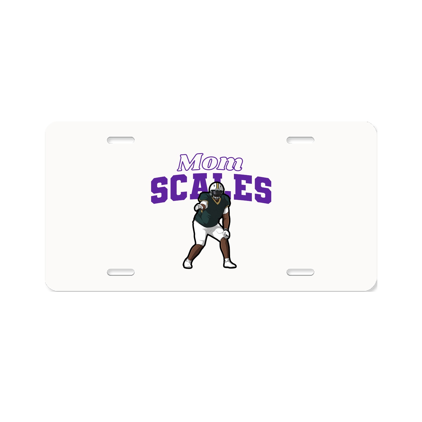 License Plate — Mothers Day Block in Classic