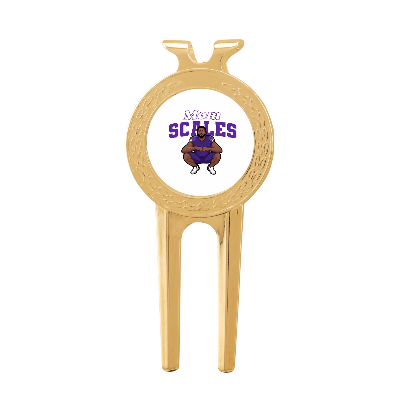 Divot Tool with Ball Marker — Mothers Day Block in Classic