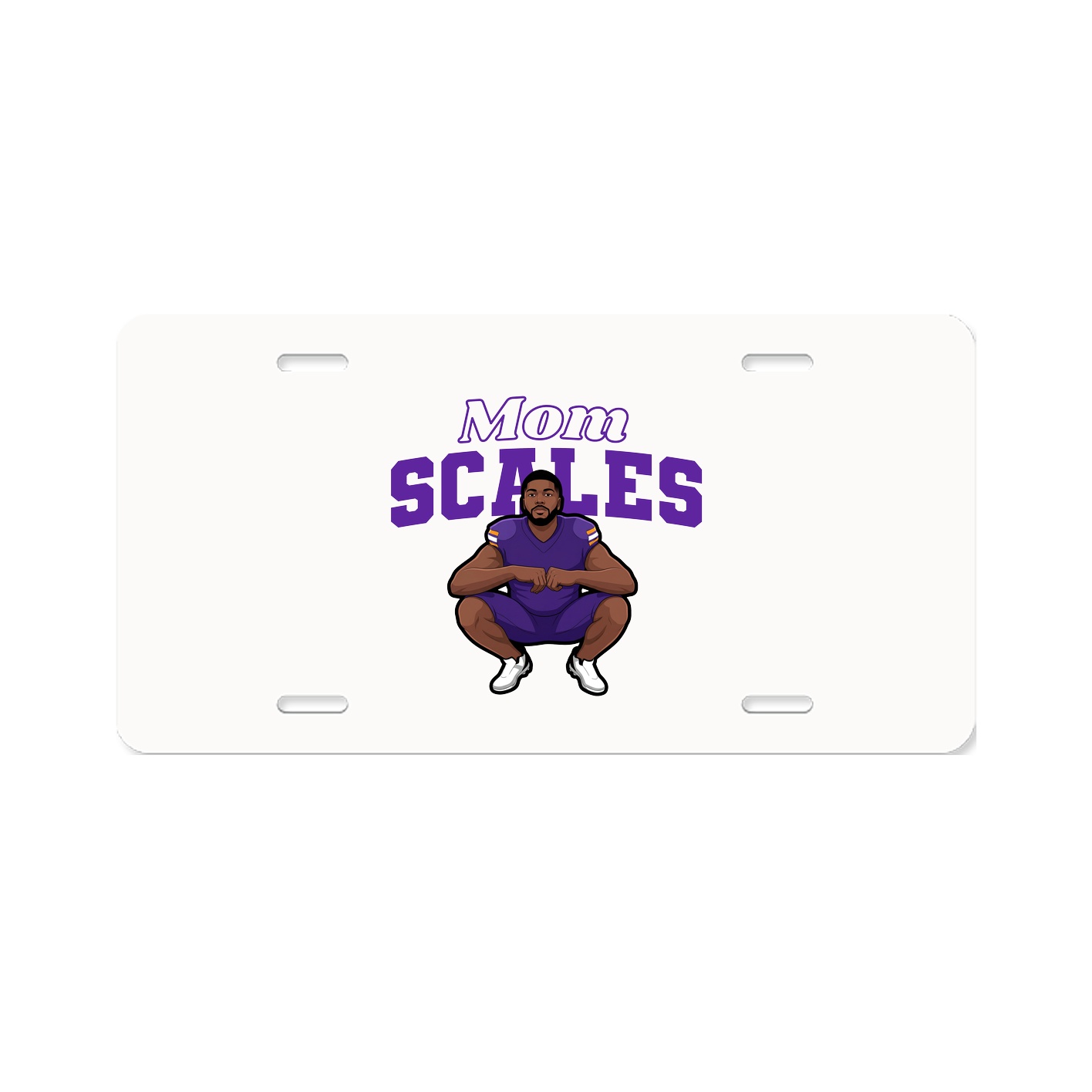 License Plate — Mothers Day Block in Classic