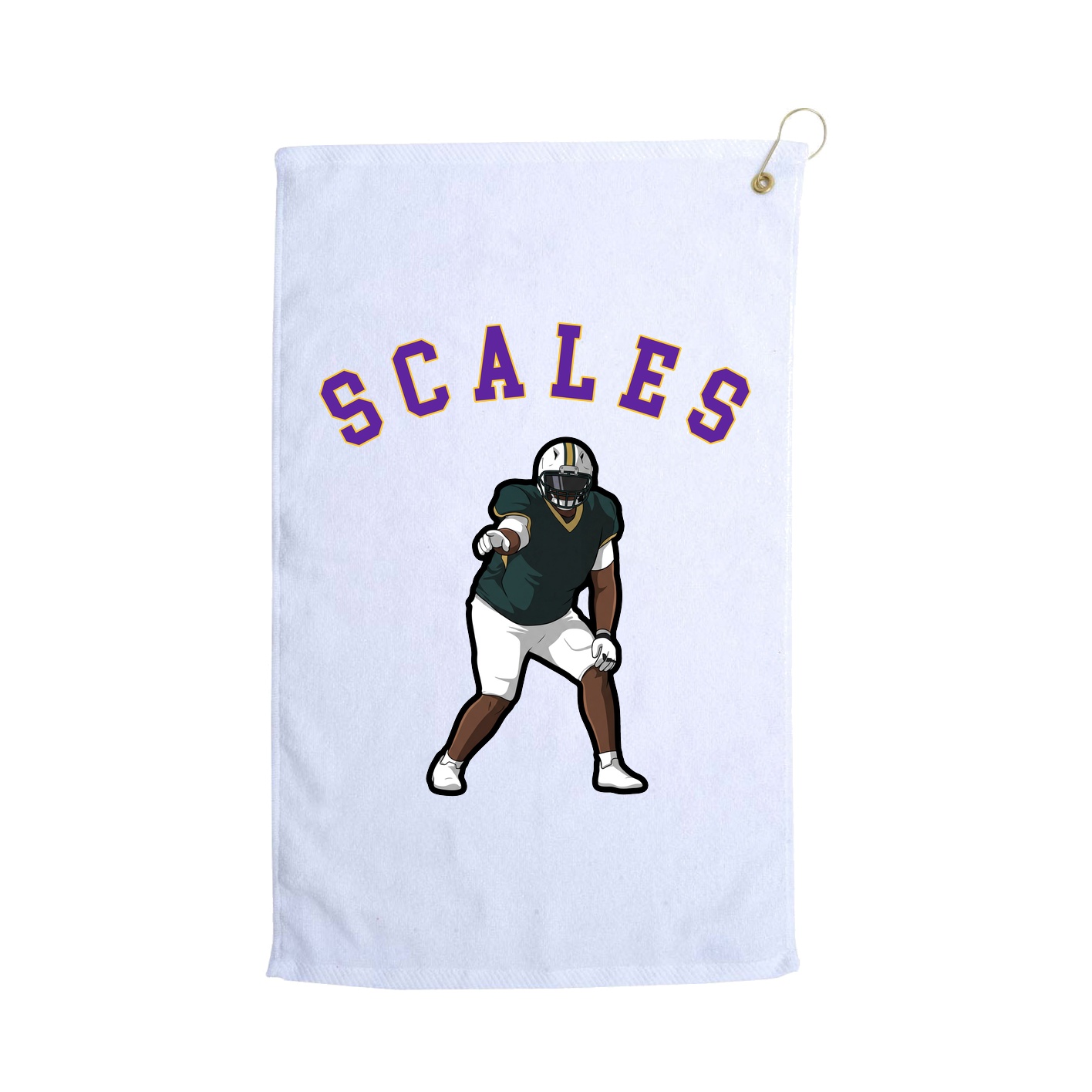 Golf Towel — Shirsey Arch in White