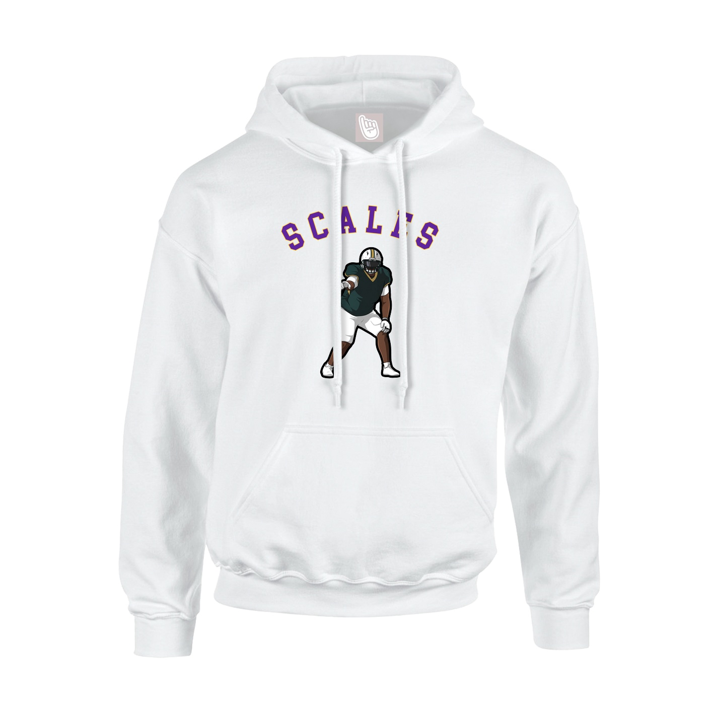 Hoodie — Shirsey Arch in White