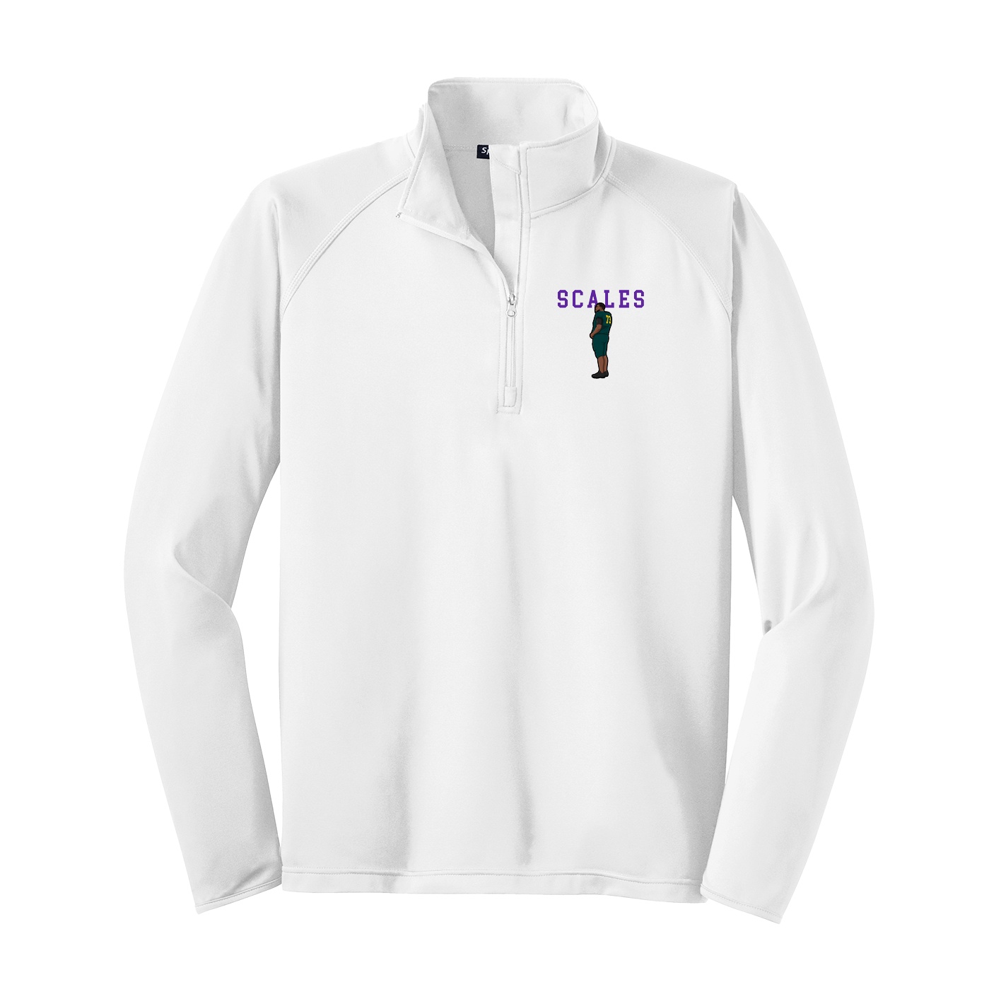 Q-Zip Pullover — Shirsey in White