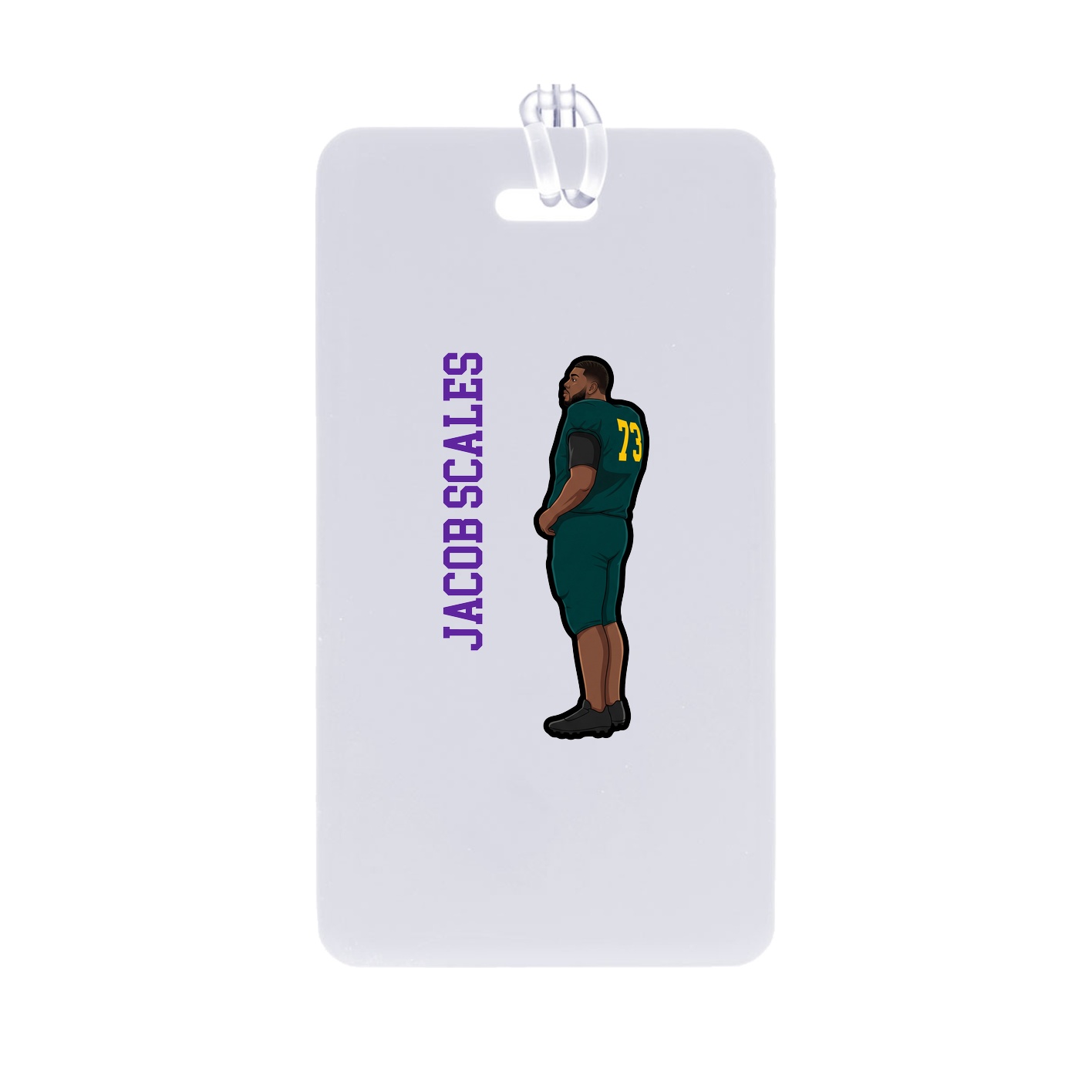 Bag Tag — Name Vertical in Classic