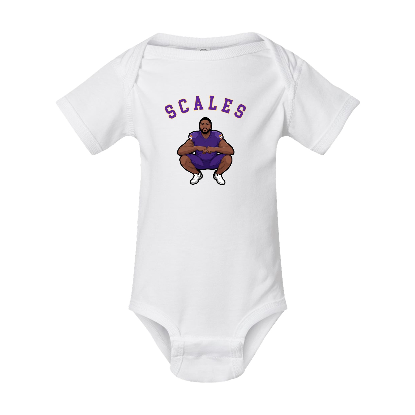 Baby Onesie — Shirsey Arch in White