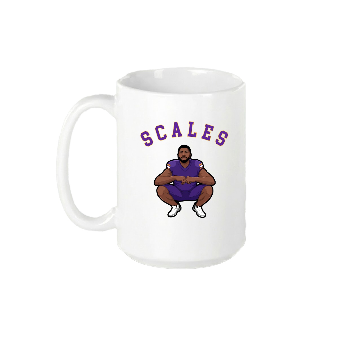 15oz Coffee Mug — Shirsey Arch in White