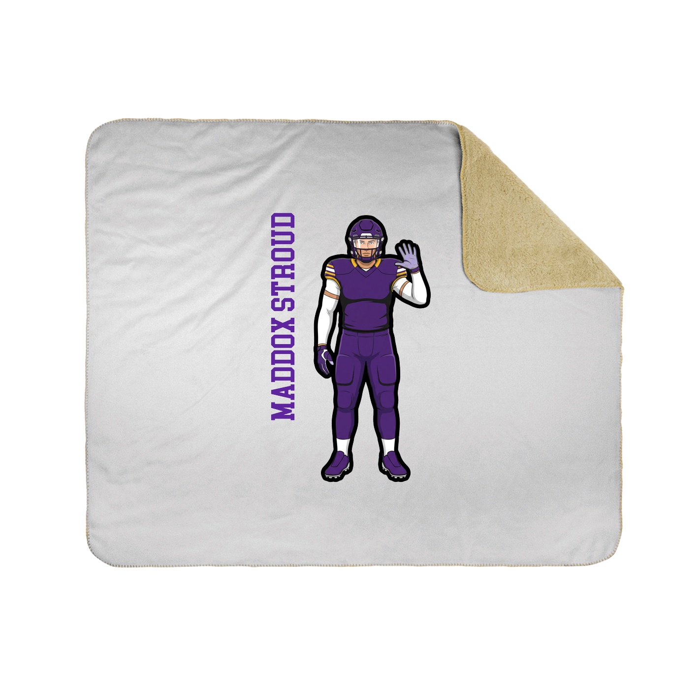50x60 Sherpa Lined Throw Blanket