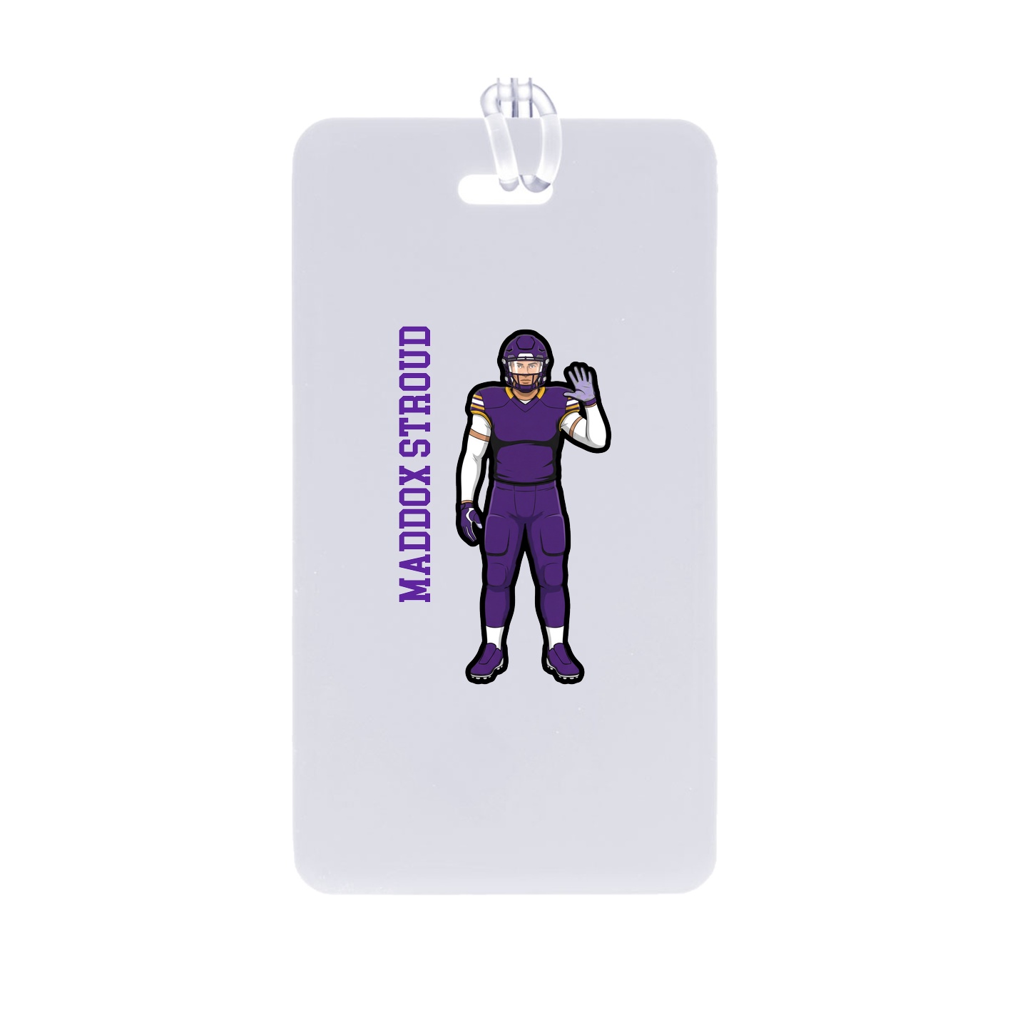 Bag Tag — Name Vertical in Classic