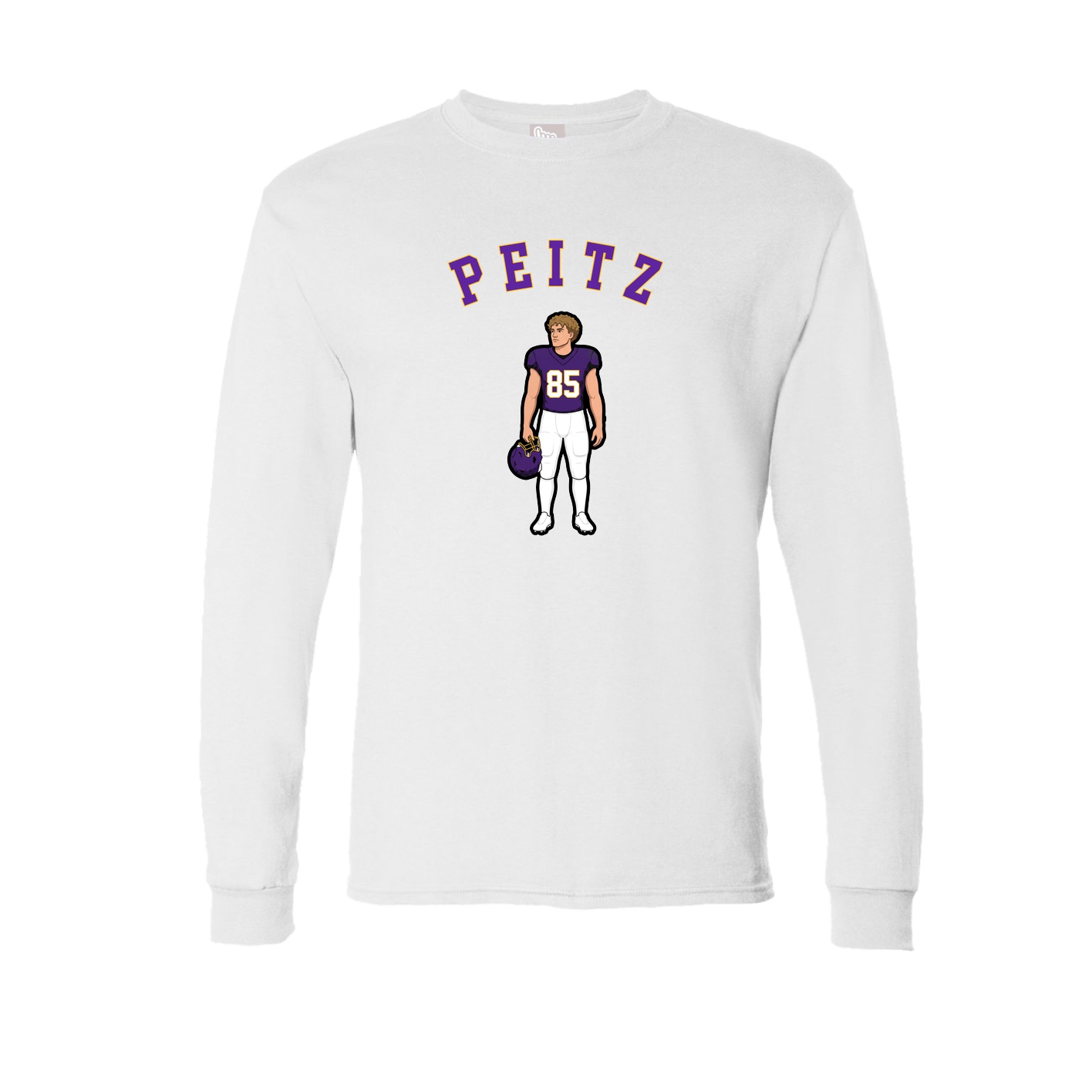 Long Sleeve Tee — Shirsey Arch in White