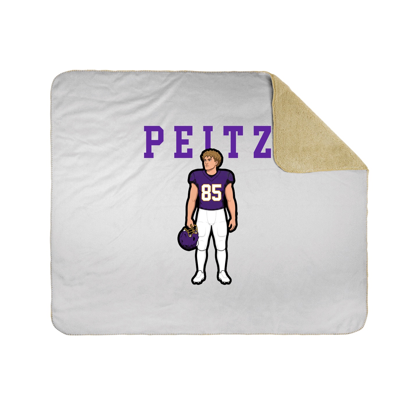 Throw Blanket — Shirsey in White