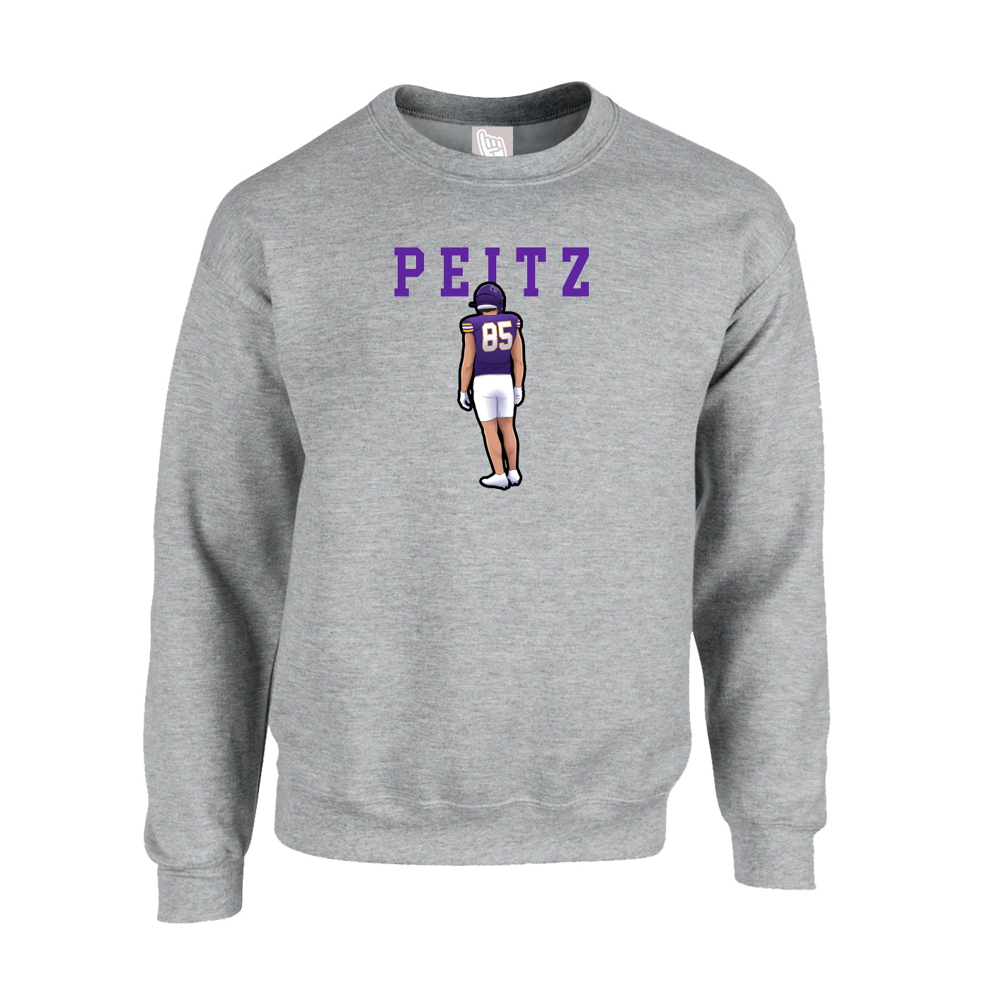 Fleece Crew — Shirsey in Grey