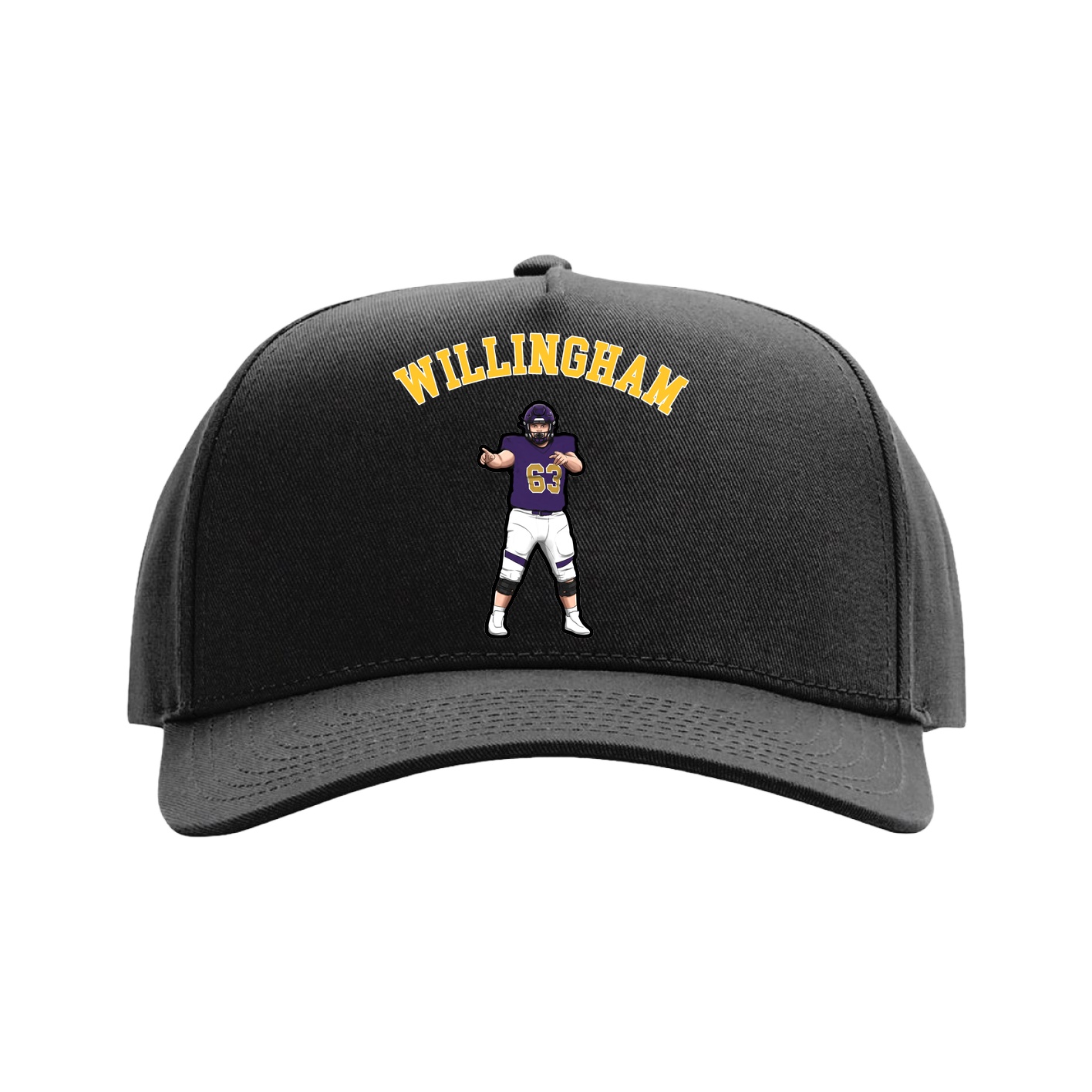 Full Fabric Five-Panel Champ Cap