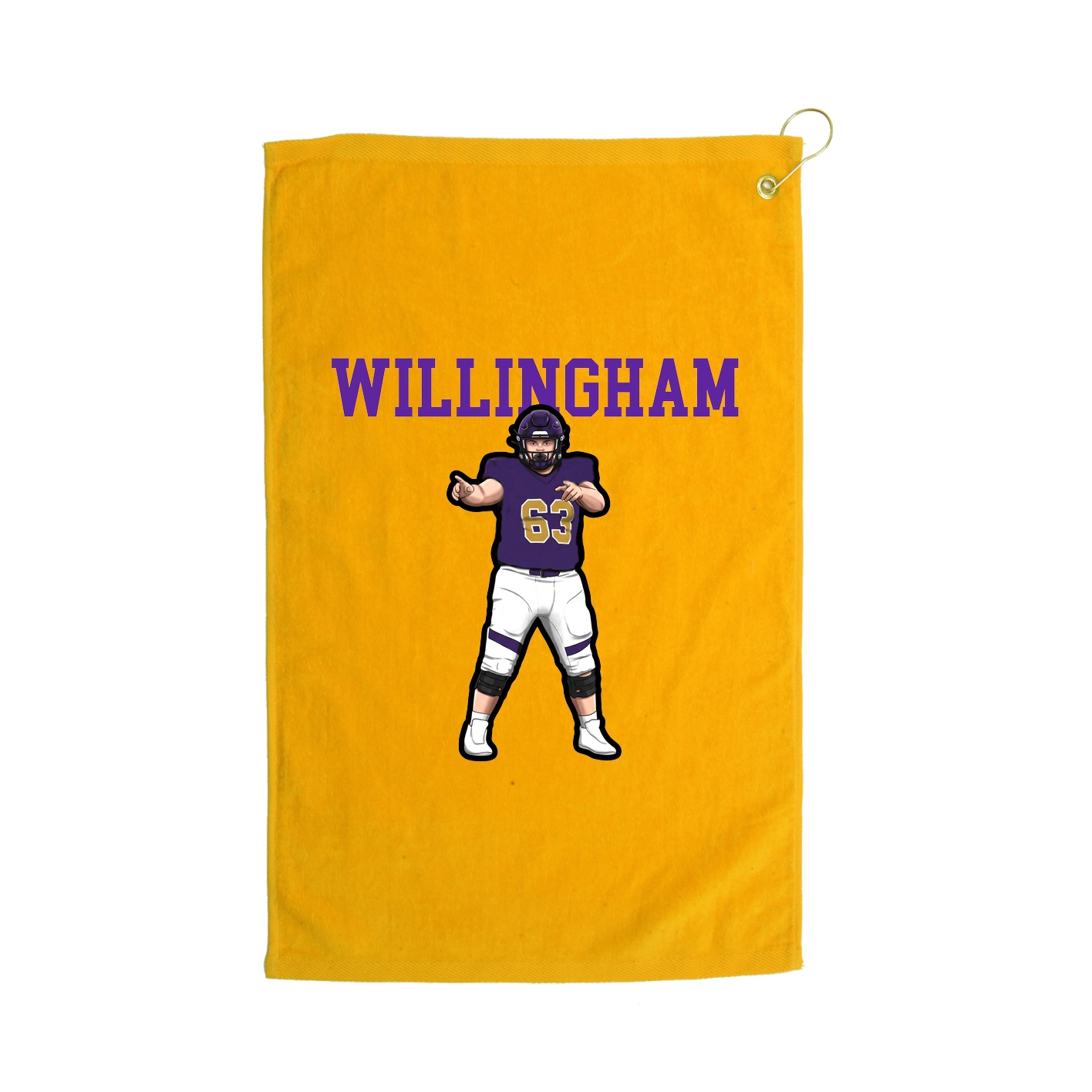 Golf Towel — Shirsey in Gold