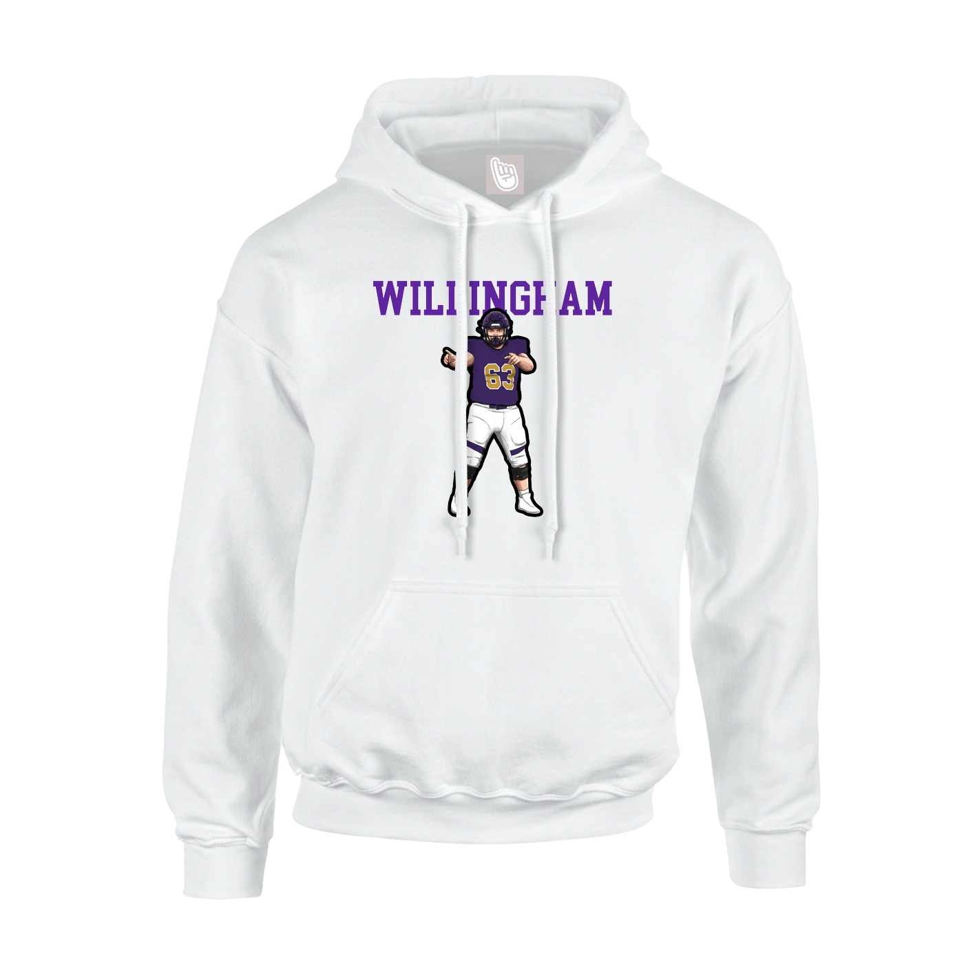 Youth Hoodie — Shirsey in White