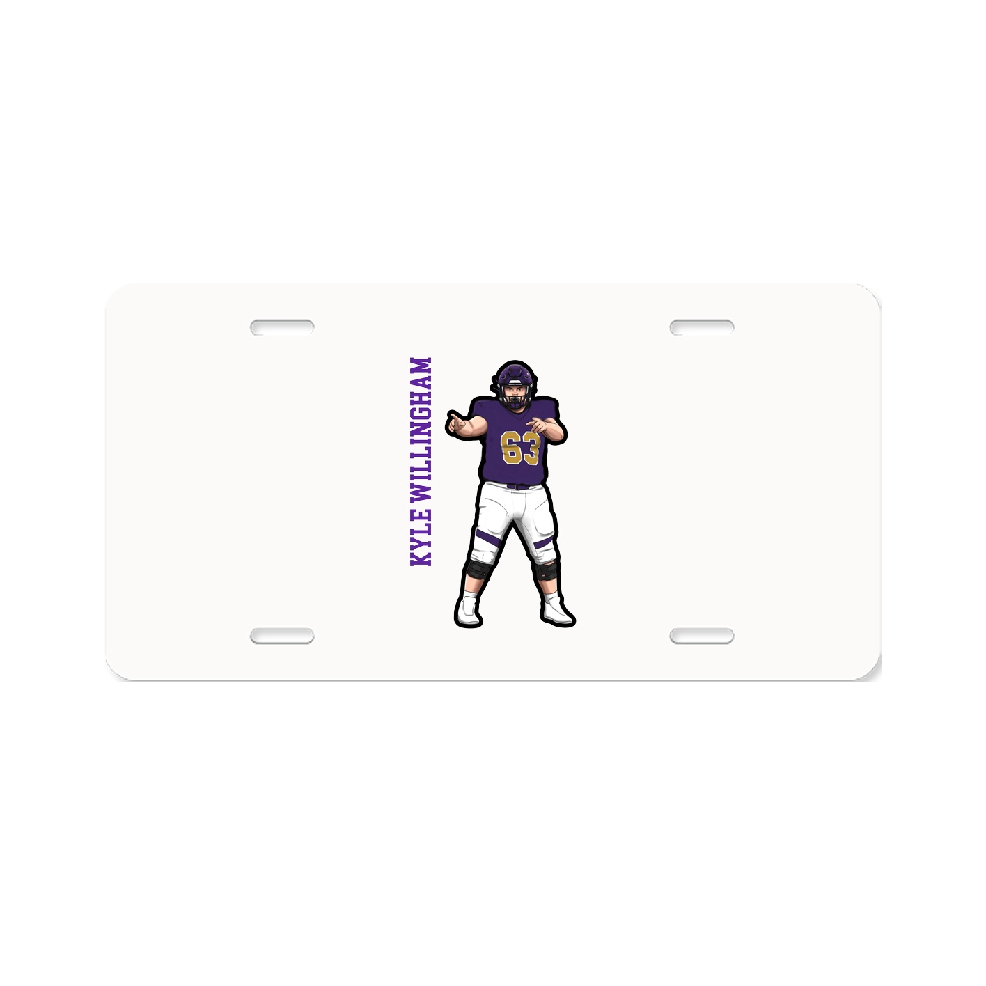Aluminum License Plate