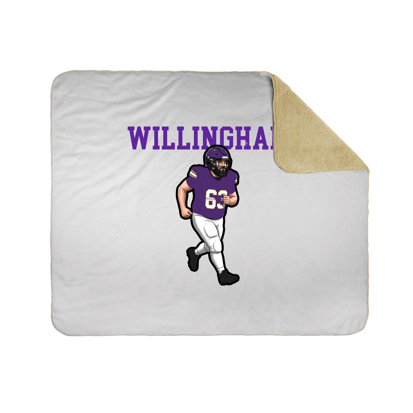 Throw Blanket — Shirsey in White