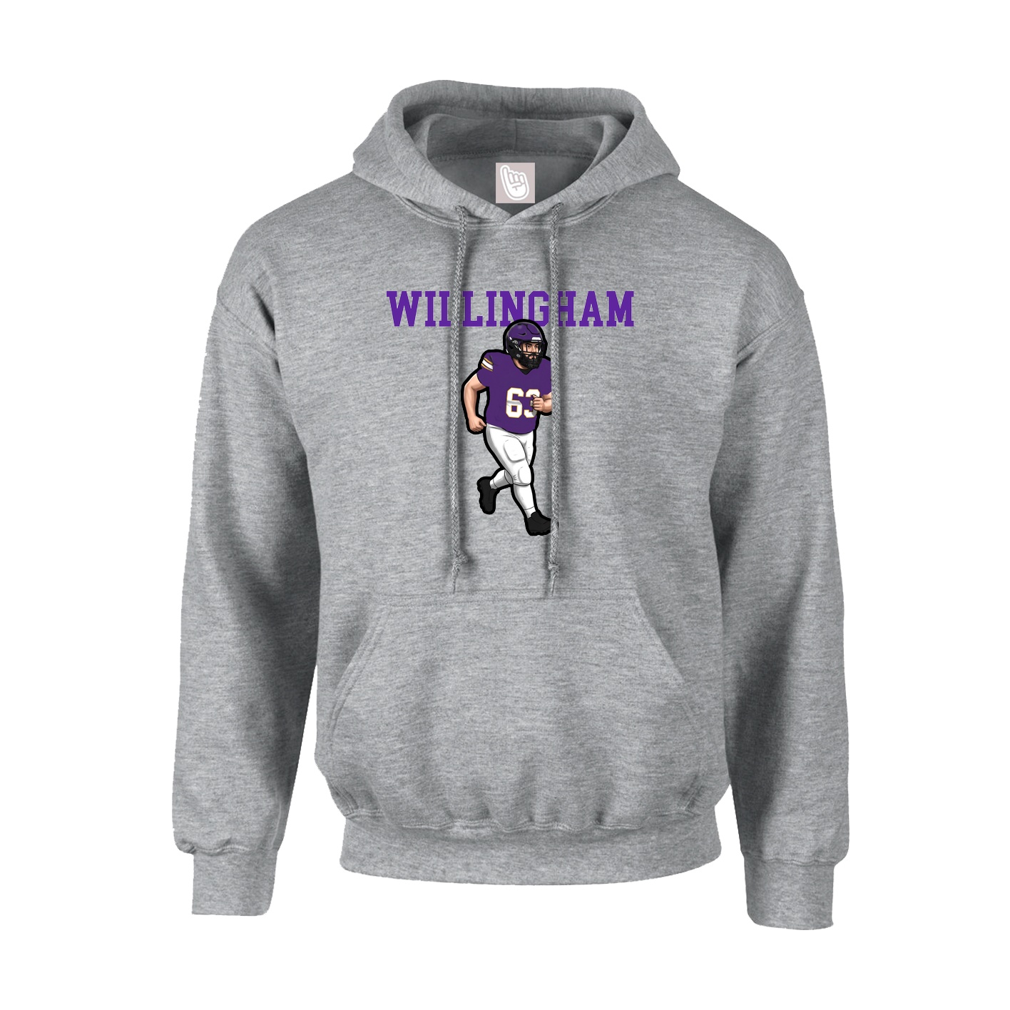 Hoodie — Shirsey in Grey