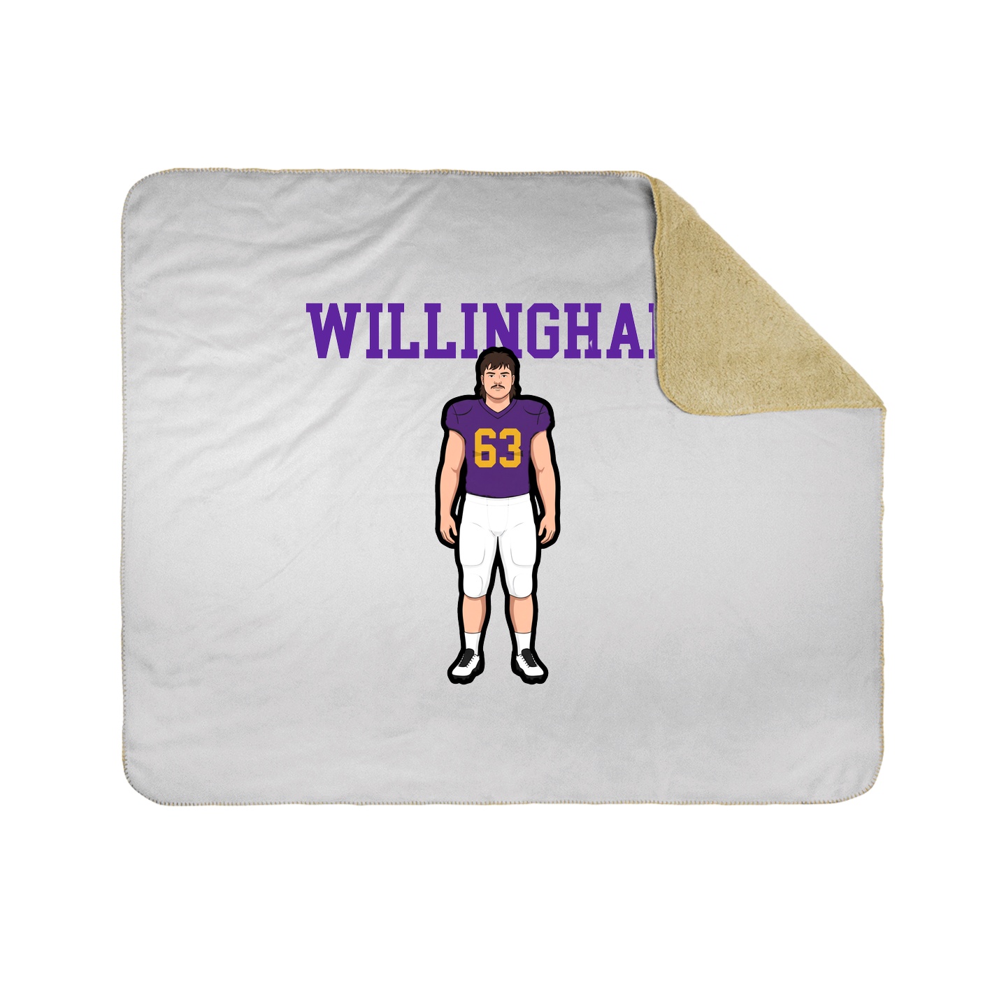 Throw Blanket — Shirsey in White