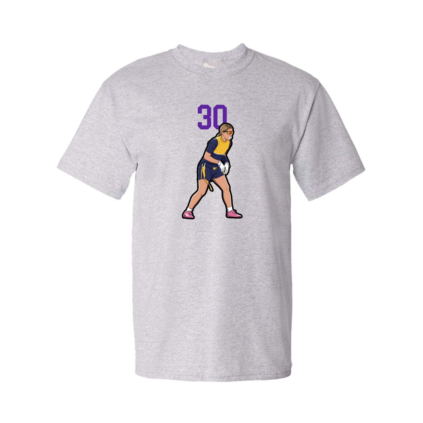 Tee — Number Top in Grey